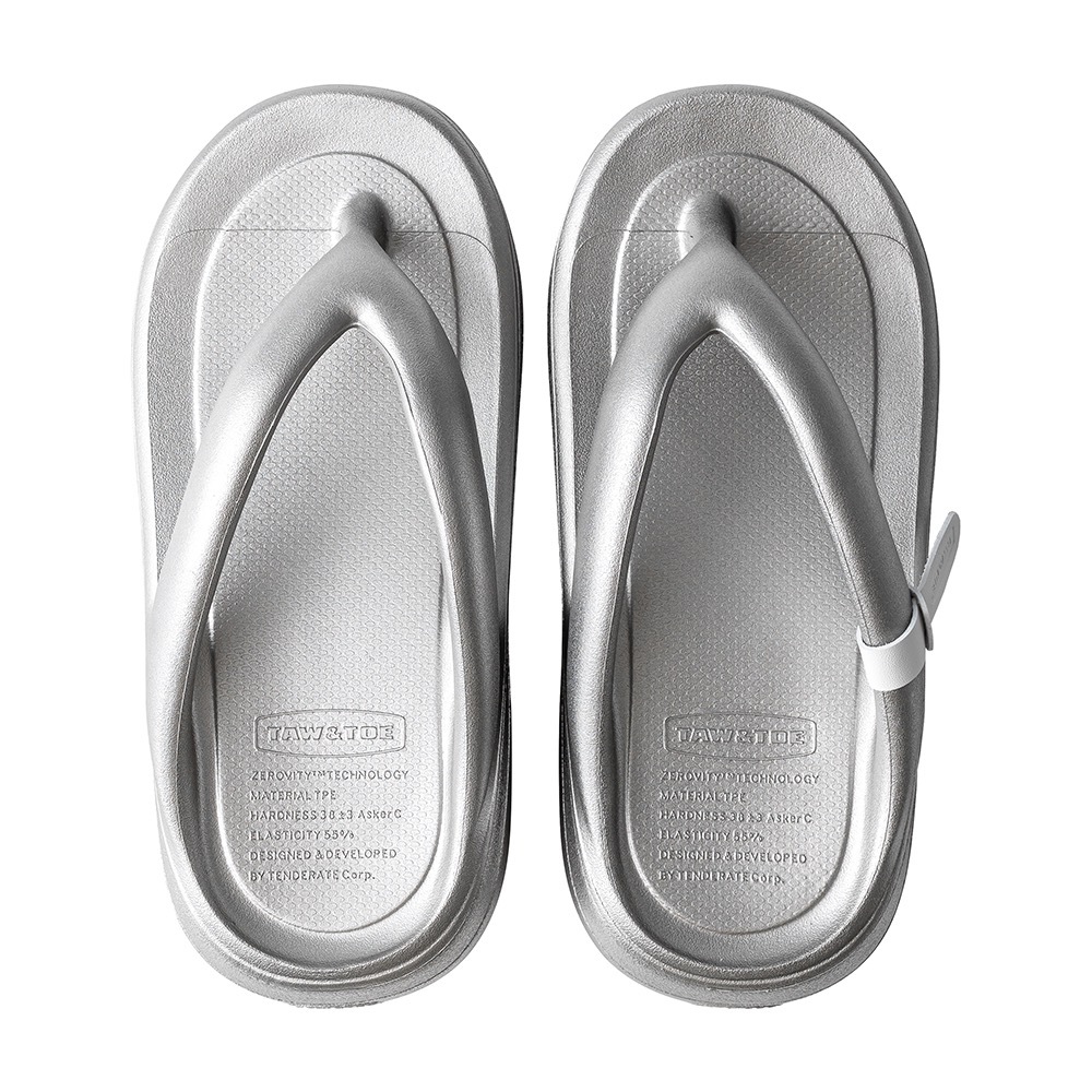 TAW&TOE Flip Flop Zerovity™ Plumpy - SILVER