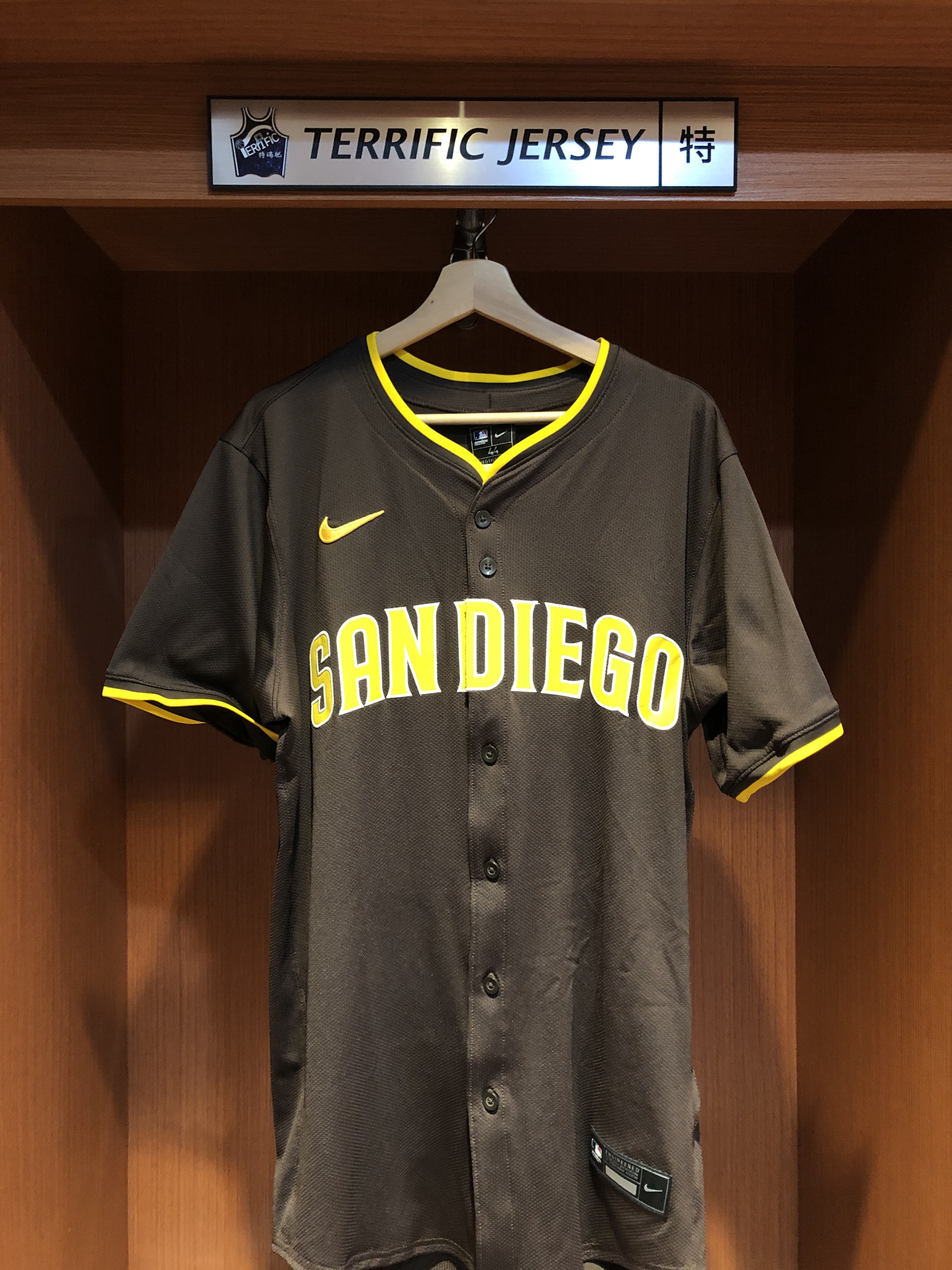 MLB球衣 Fernando Tatis Jr. 聖地牙哥教士棕 Nike Elite Player Name Jersey 球員版 電繡 全新