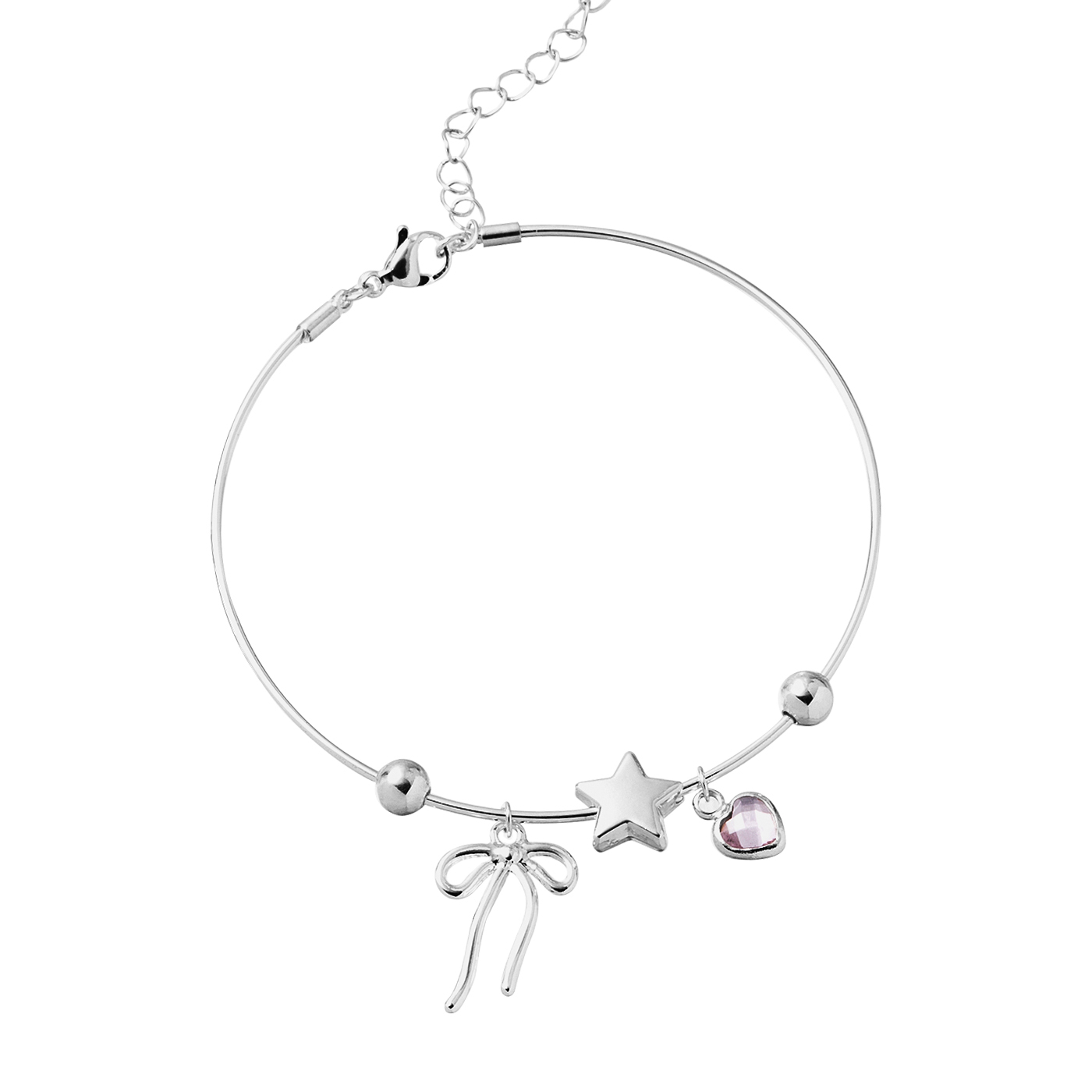 蝴蝶結,星星,愛心,手鍊,手環,平價飾品