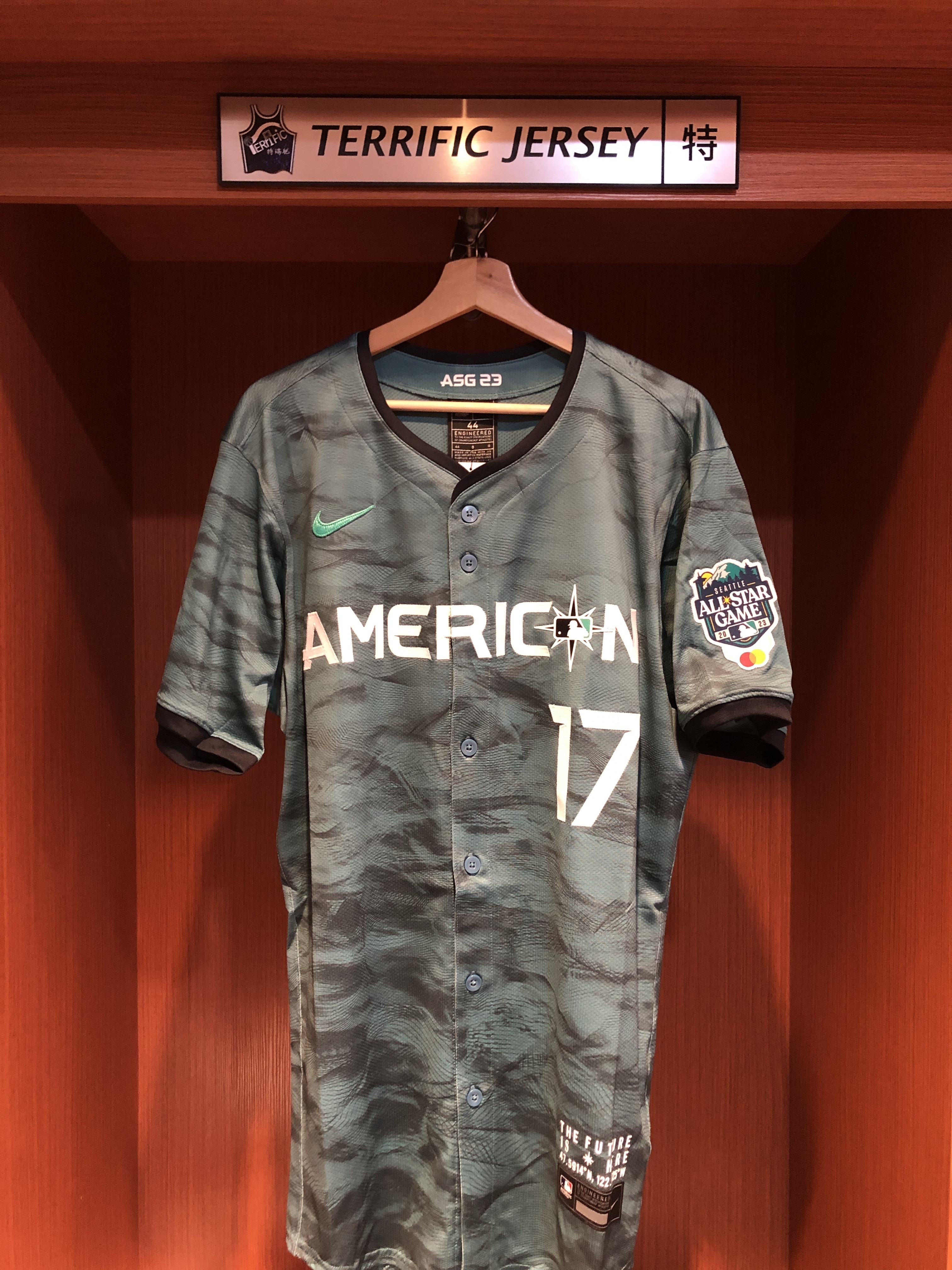 MLB球衣 Shohei Ohtani 23 明星賽 湖水綠 大谷翔平 Nike Elite Player Name Jersey 球員版 電繡 全新