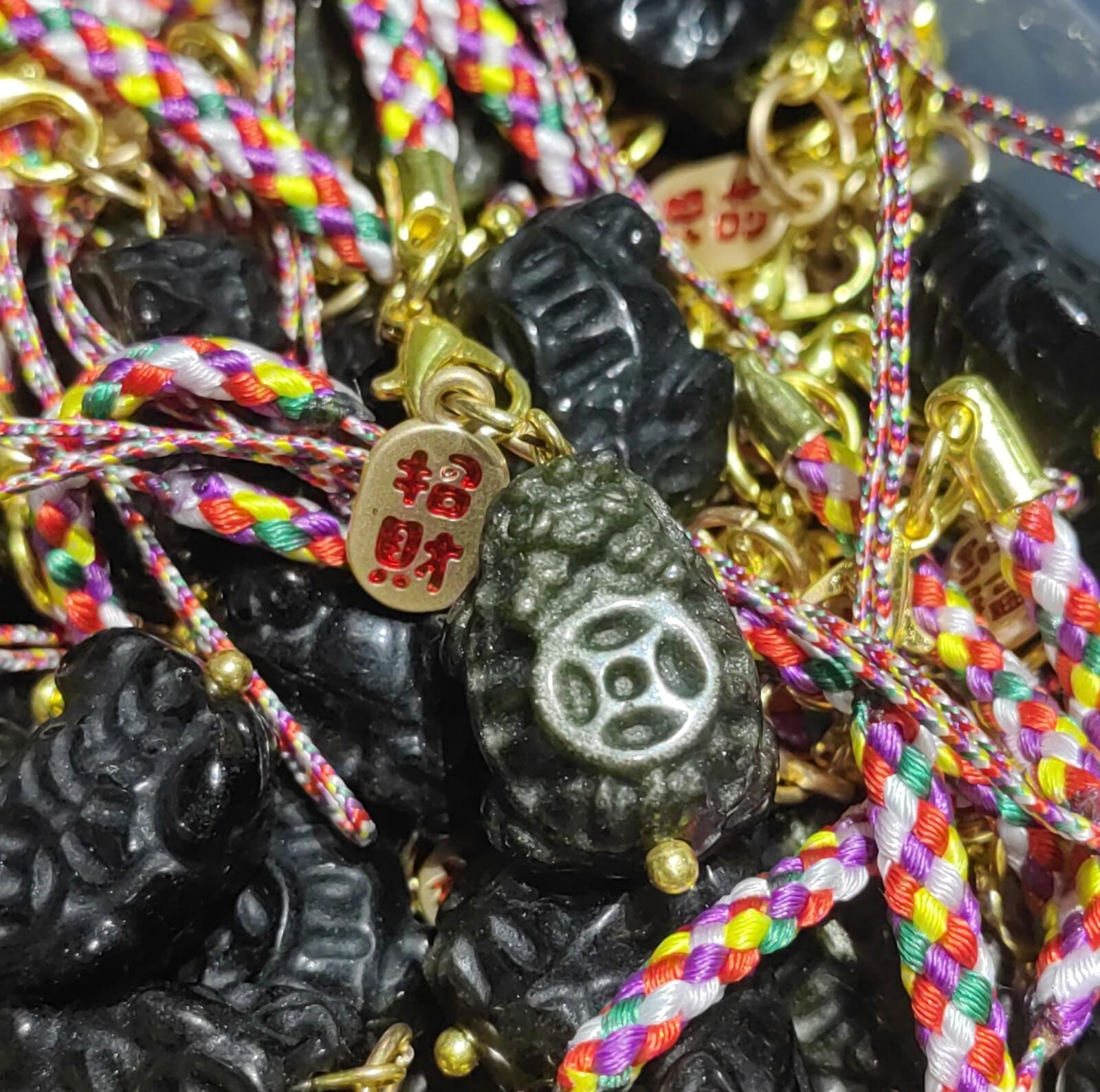 251004 - A78 金曜石龍龜電話七彩繩掛飾