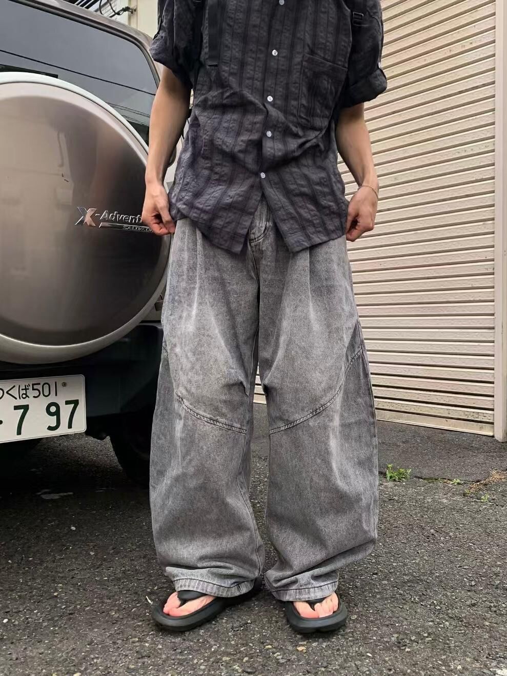 洗水鬆身牛仔褲 GARMENTS-030J