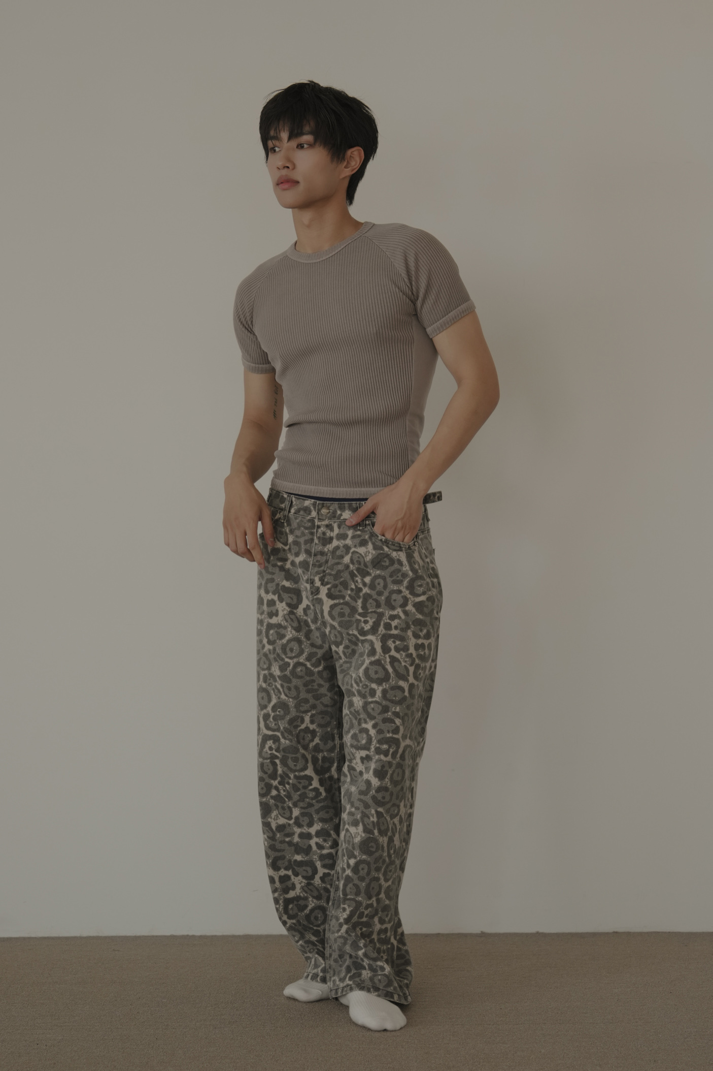 Mesh Pigment Short Sleeves #短T