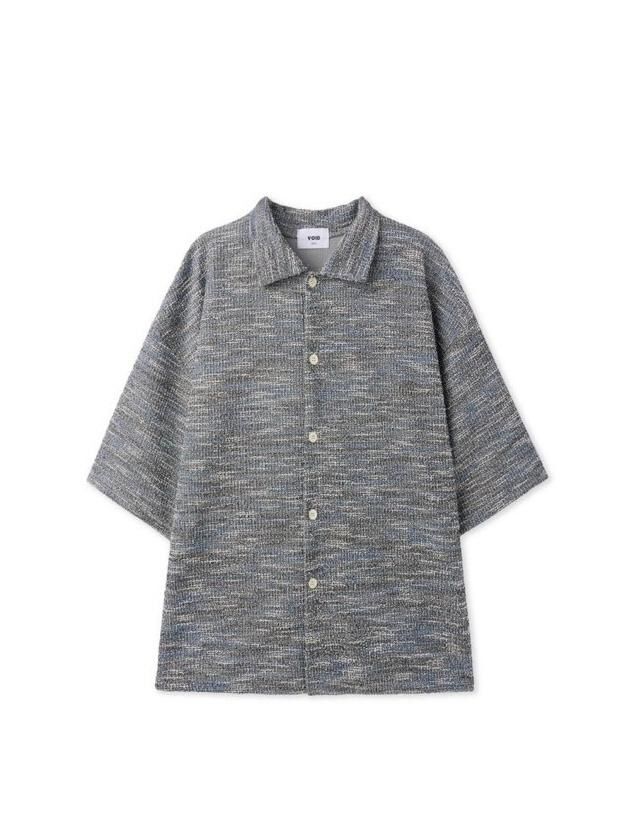 暗紋短袖恤衫 VOID-098S