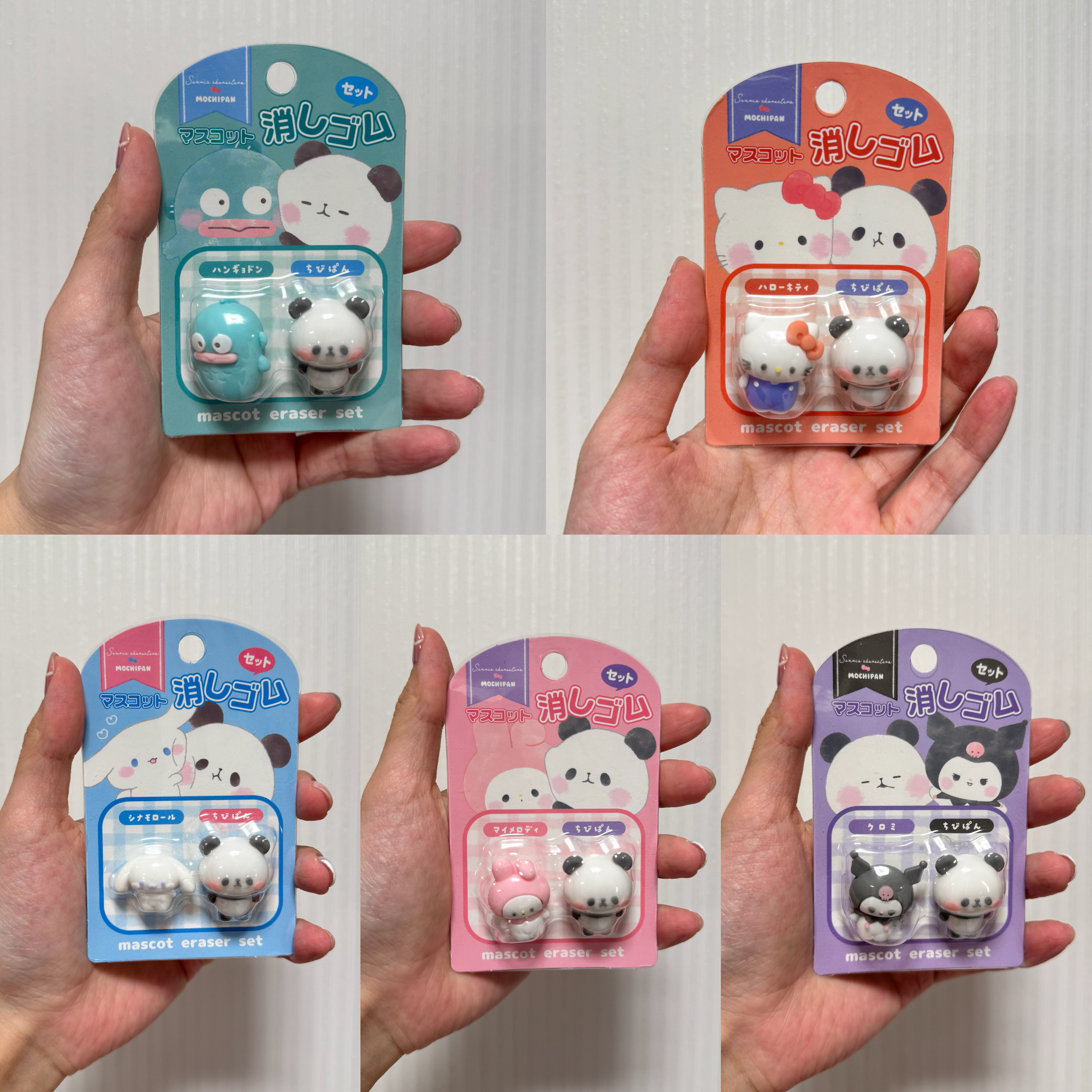 JP Sanrio x 麻糬熊熊造型迷你擦膠粒粒擺設 4076 4038 4069 4045 4052 TK250508