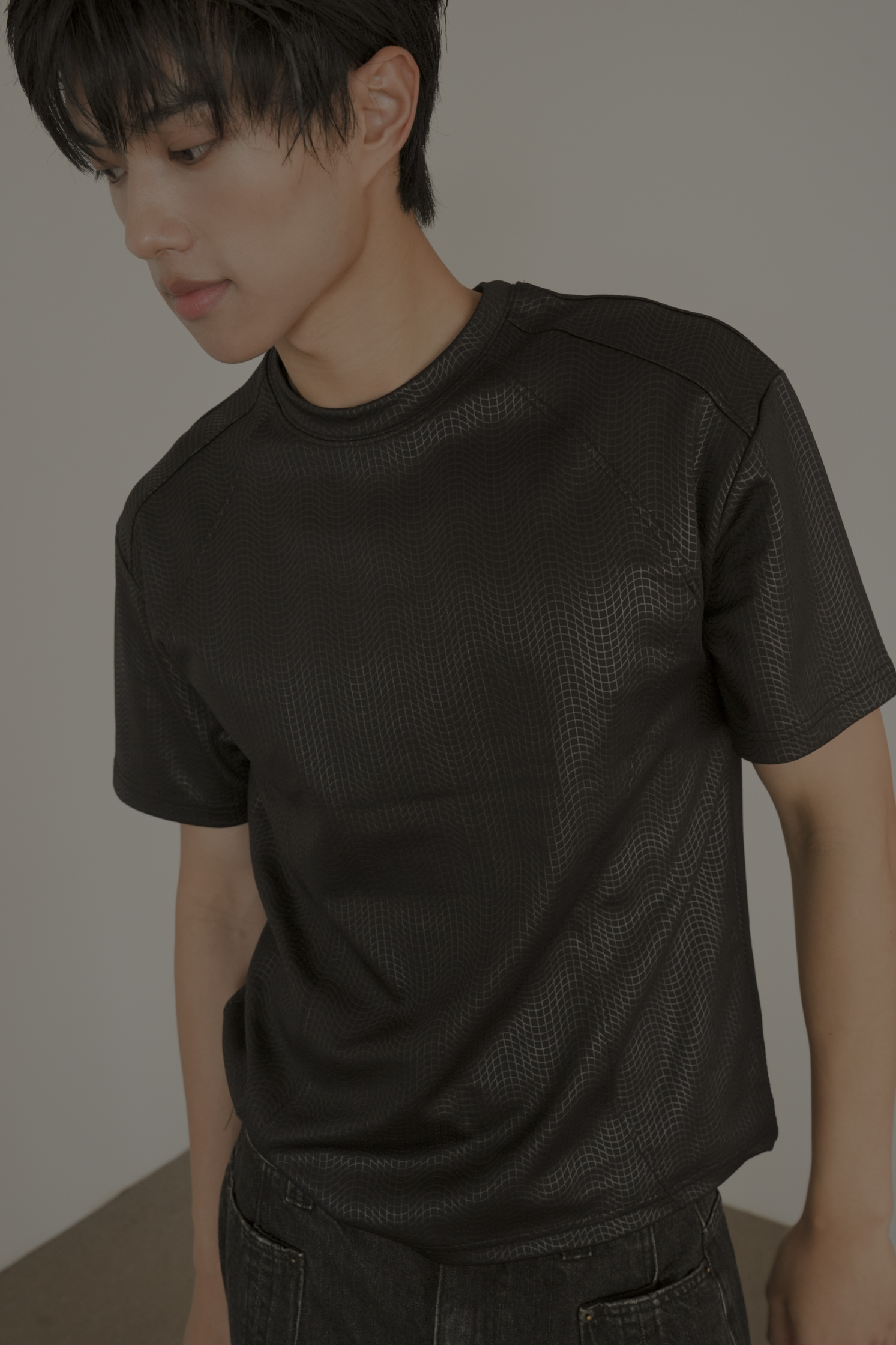 Spider Web Cut Short Sleeve #短T