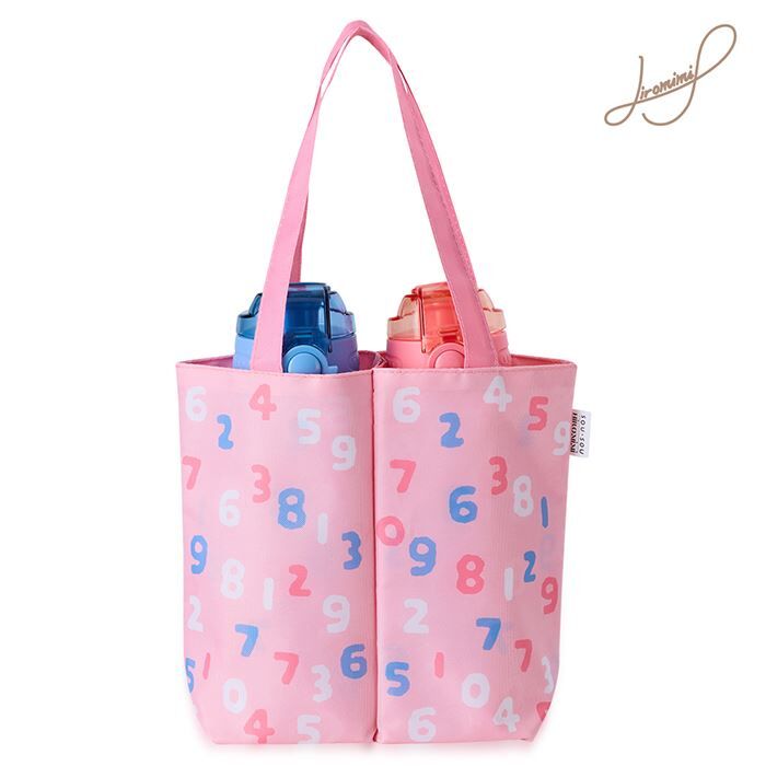 台灣限定SOU·SOU TRITAN水壺2入組附兩用雙杯袋（P5 TW442)