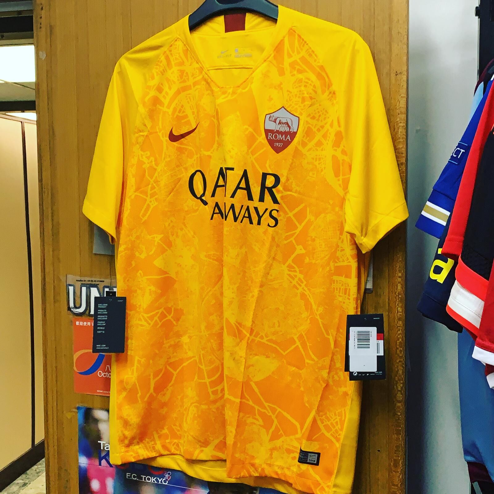 2018 AS Roma Third Away Shirt with 34 KLUIVERT