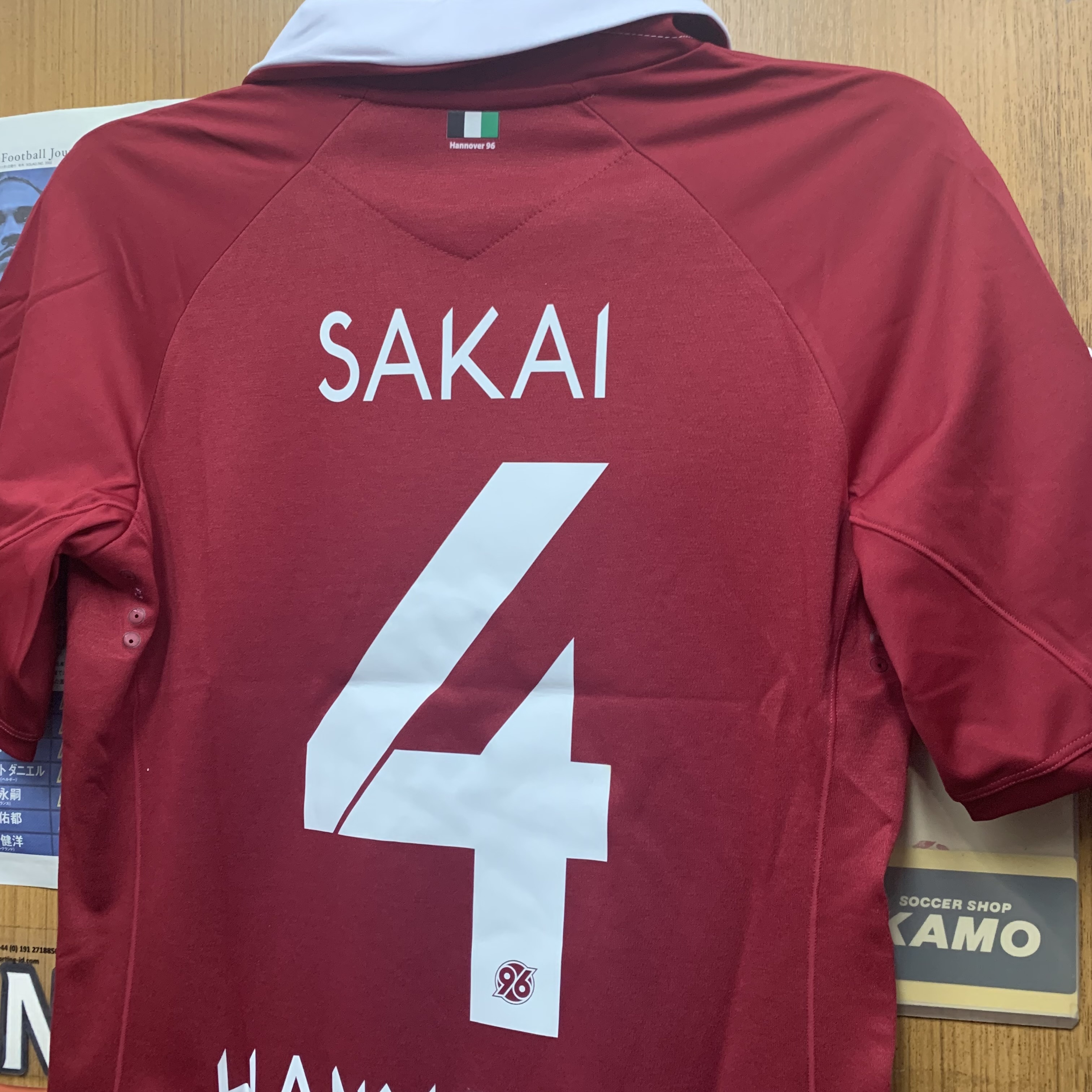 2013 Hannover Away Shirt with 4 SAKAI [BNWT, S 100% New]