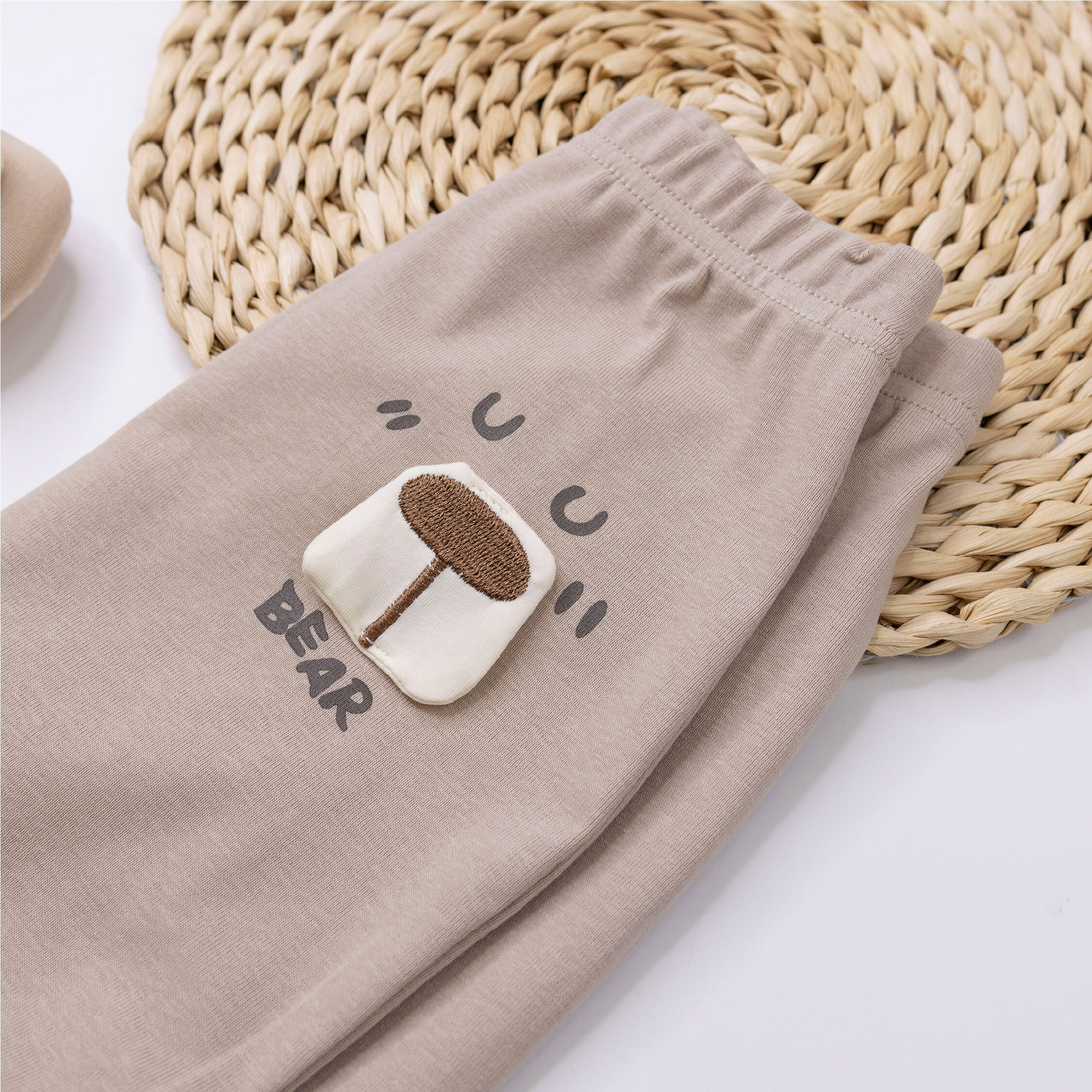 【JG0456】沉睡小熊立體鼻子設計質感屁屁褲