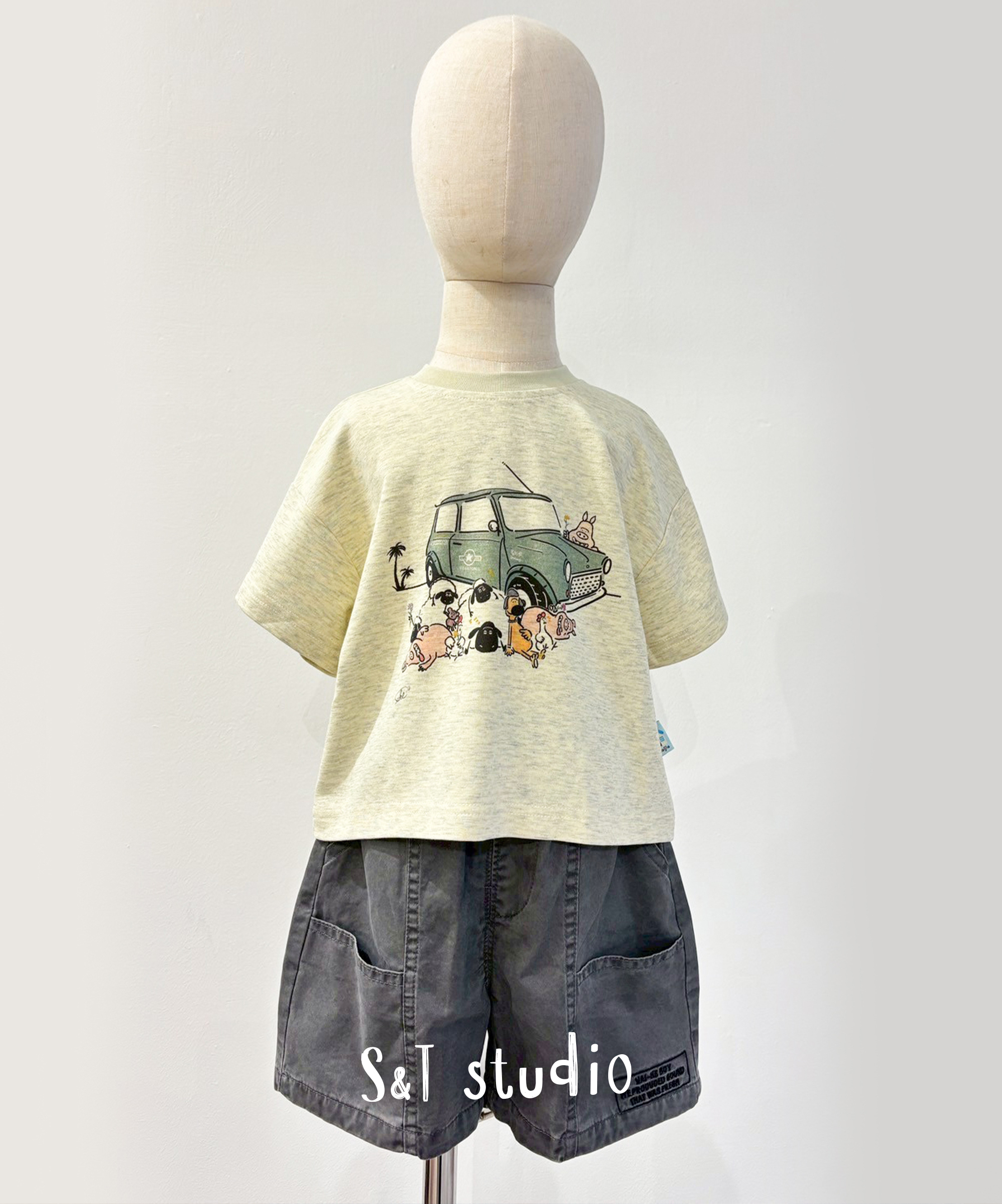 插畫童趣卡通TEE(80-120)