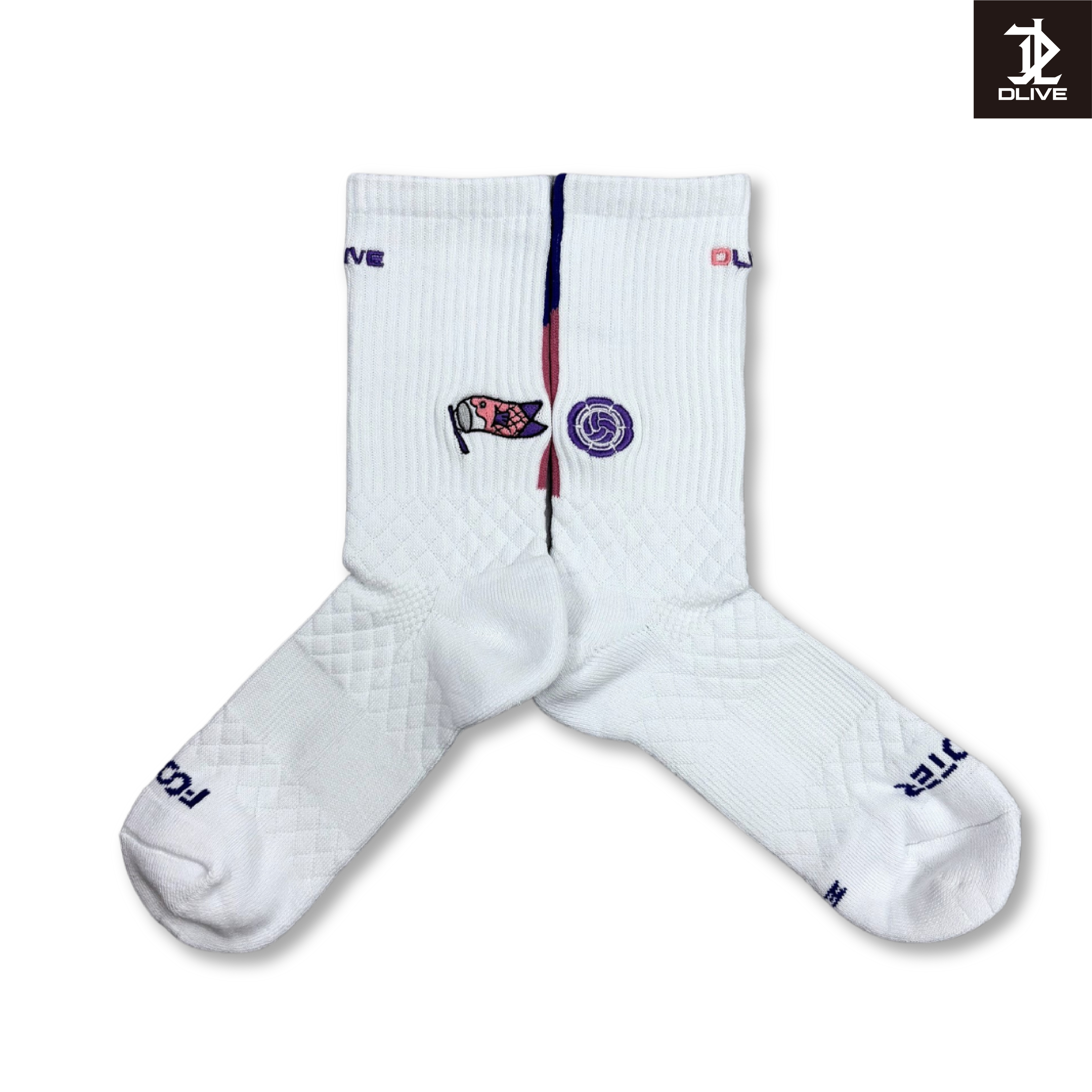 DLIVE X Footer - 聯名鯉魚旗排球襪 傳承領域 日系家紋 DL07
