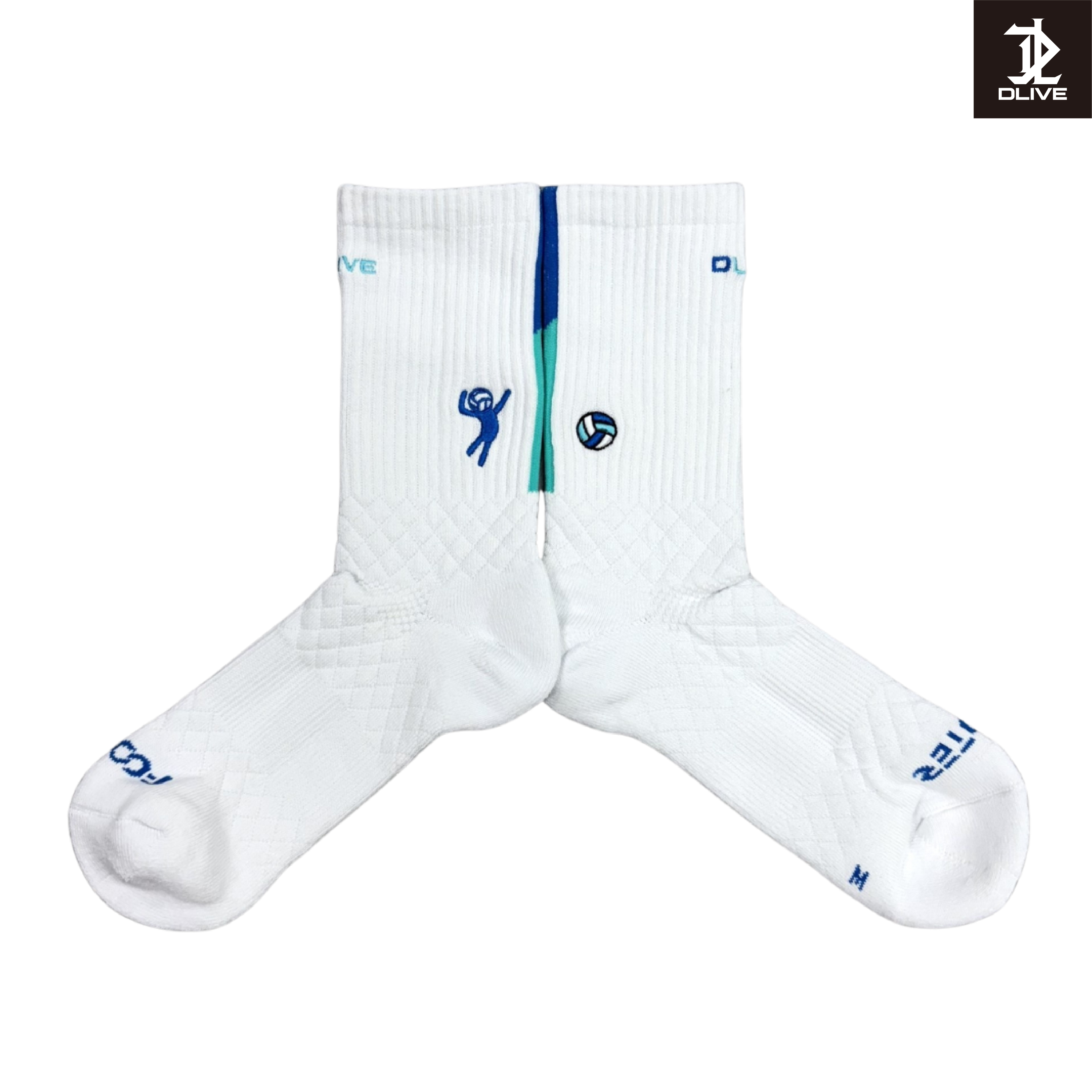 DLIVE X Footer - 聯名排球襪 重扣領域 DL05