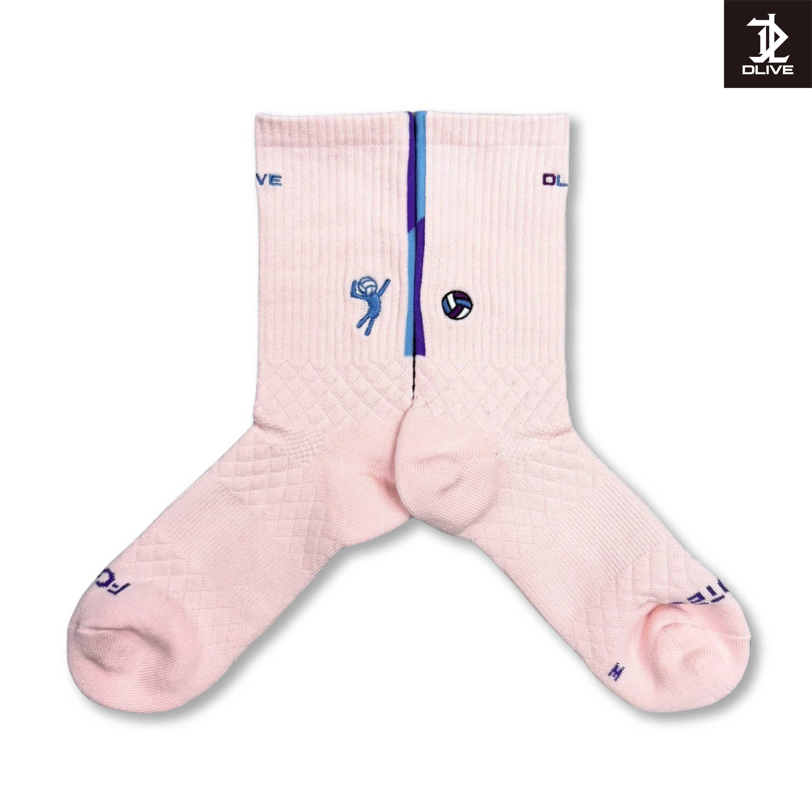 DLIVE X Footer - 聯名排球襪 重扣領域 DL05