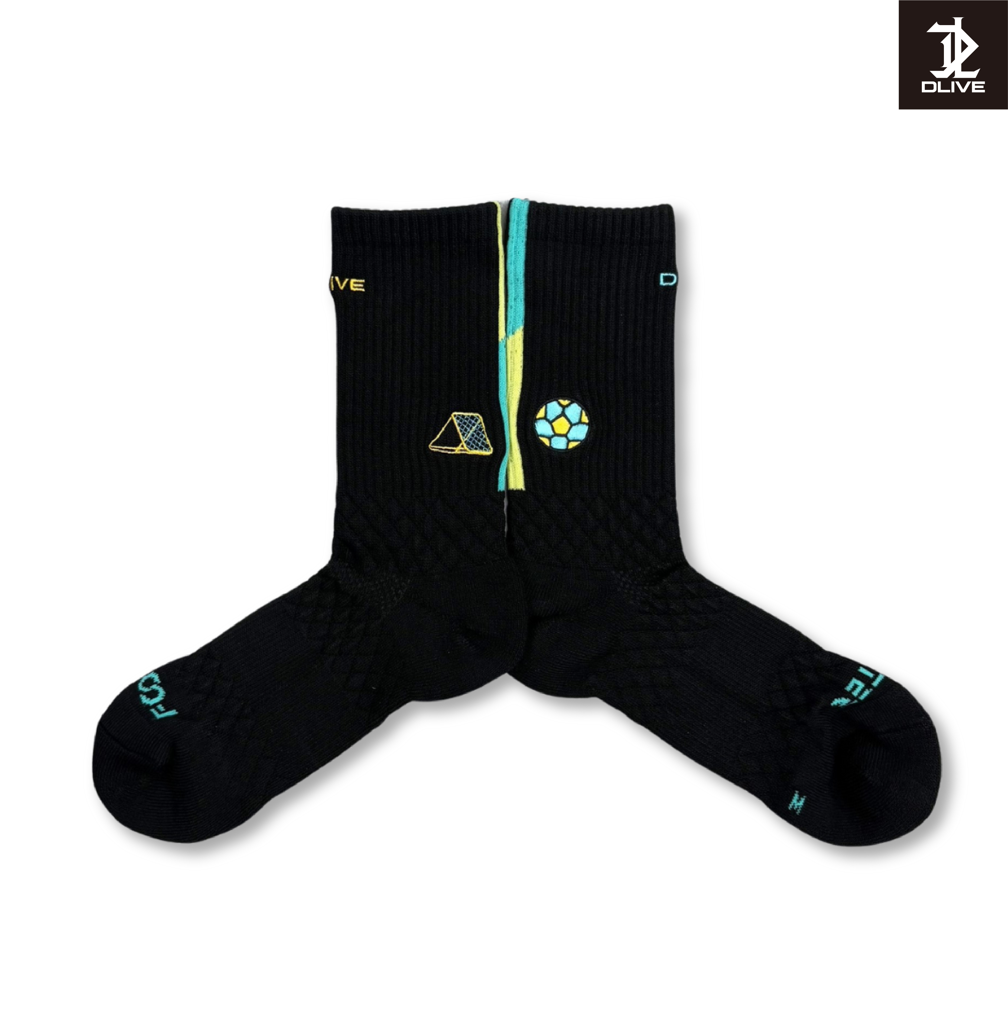 DLIVE X Footer - 聯名巧固球襪 不落領域 DL06