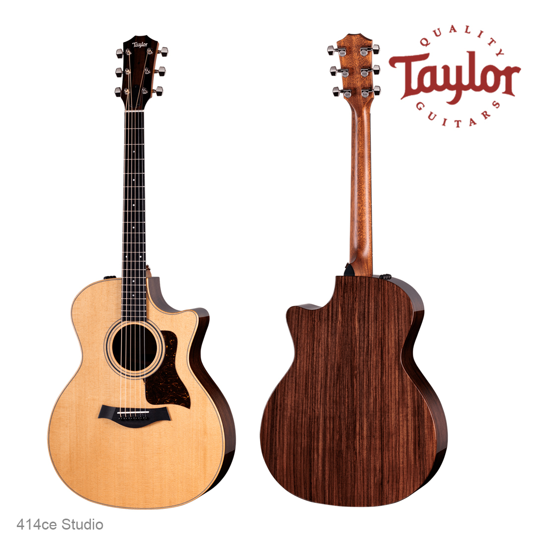 Taylor 414ce Studio 電木吉他 雲杉單板 印度玫瑰木底側 TLGF-414CE-STN