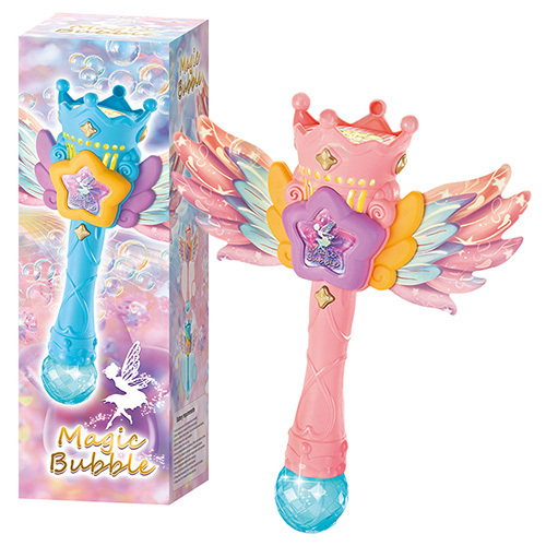 《 KIDMATE 》  魔法皇冠多孔泡泡槍(混色)(隨機出貨)