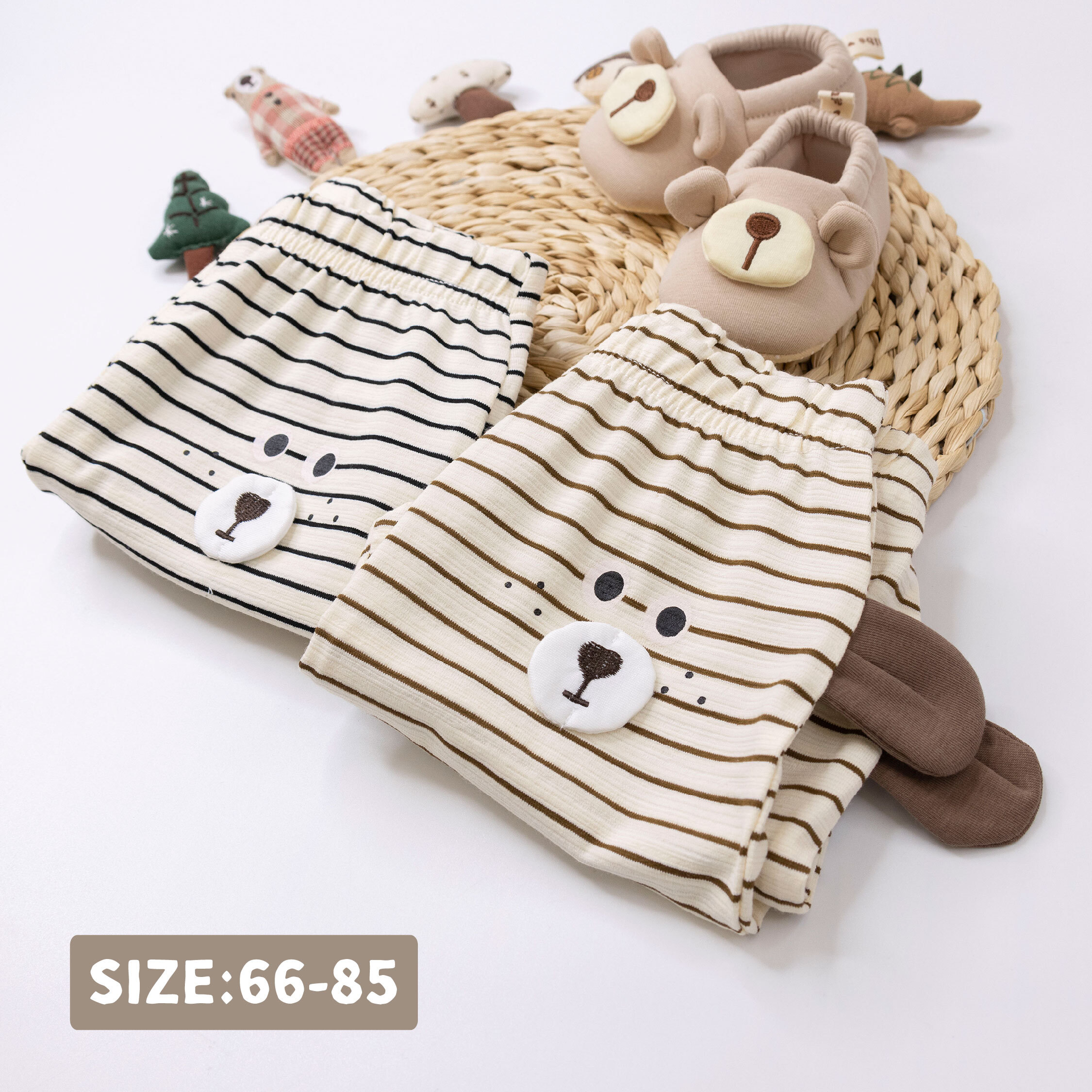 【JG0459】雀斑狗狗經典條紋屁屁褲＊二色