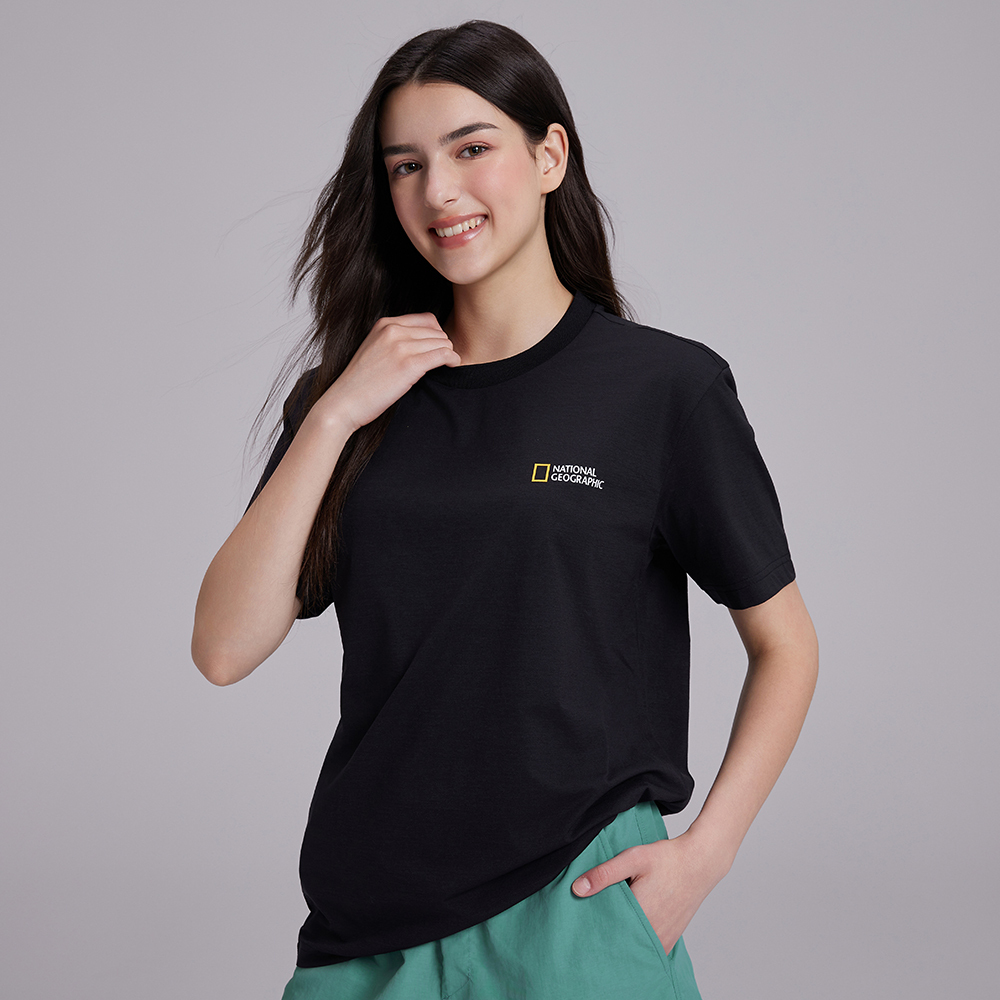 【NATIONAL GEOGRAPHIC】クロウ UNI COOL MAX T-SHIRT★男女共用 NATIONAL GEOGRAPHIC】クロウ UNI COOL MAX T-SHIRT☆男女共用