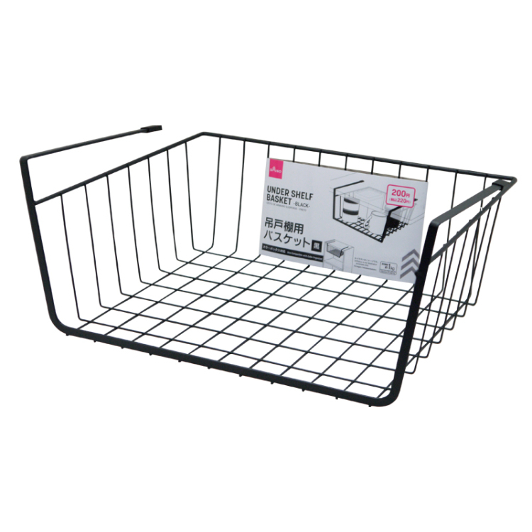 層板用收納掛架/黑 32×14×25.5cm