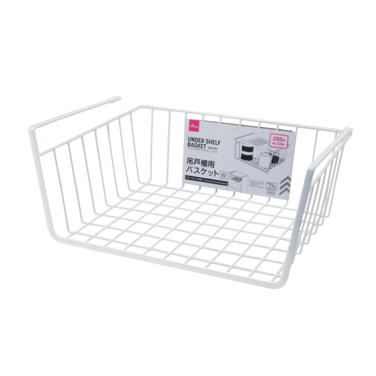 層板用收納掛架/白 32×14×25.5cm