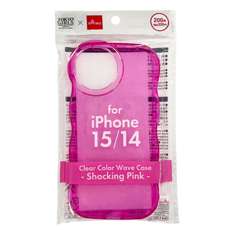 TOKYO GIRLS COLLECTION 手機殼/iPhone14＆15 亮粉紅