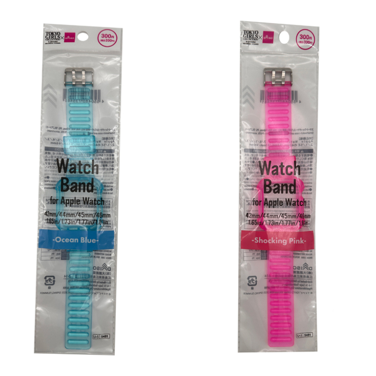 TOKYO GIRLS COLLECTION Apple Watch錶帶/粉藍、粉紅 42/44/45/46mm