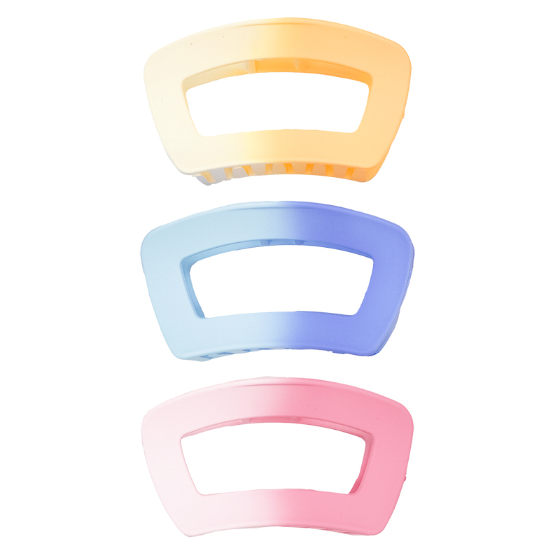 髮夾/方形 霧面漸層