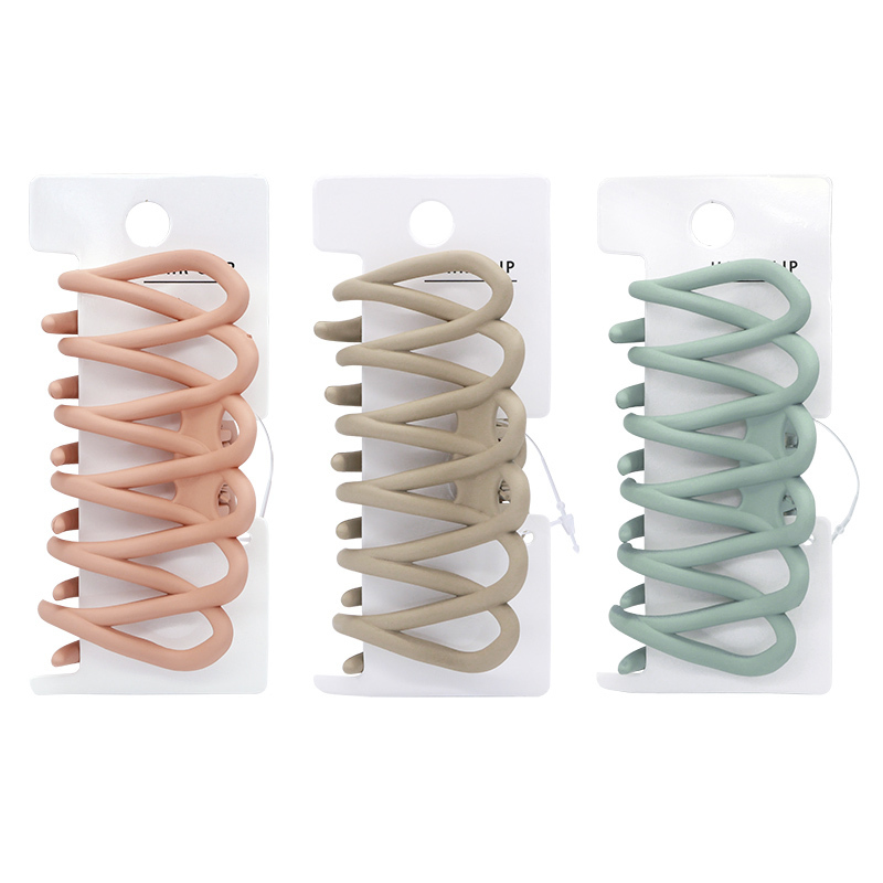 髮夾/交錯波浪 霧面