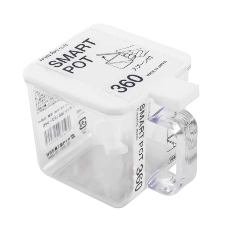 附湯匙調味料盒/白 360ml