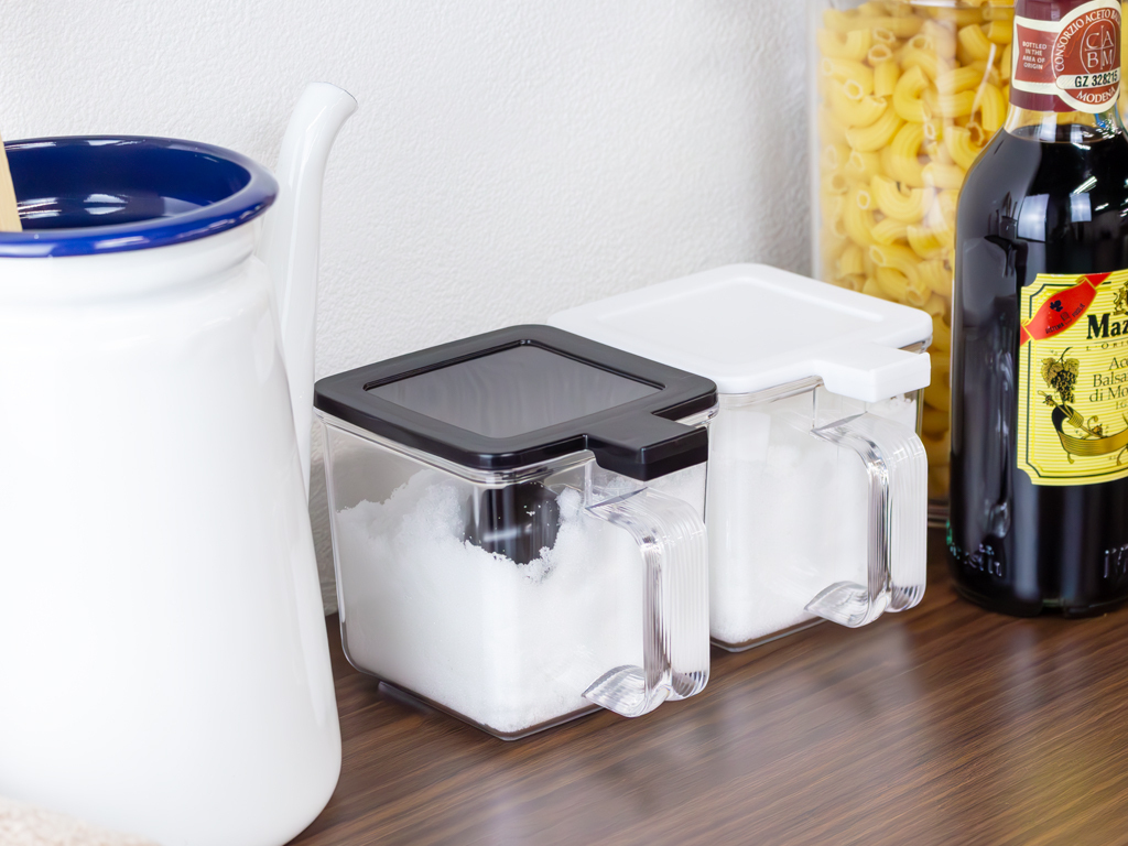 附湯匙調味料盒/白 360ml