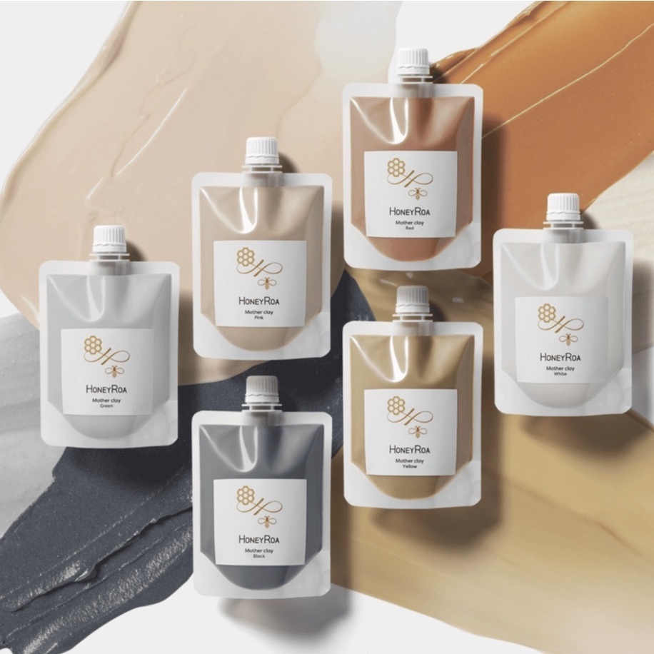 HONEY ROA - 六款皇牌天然面膜泥 (北海道天然品牌)