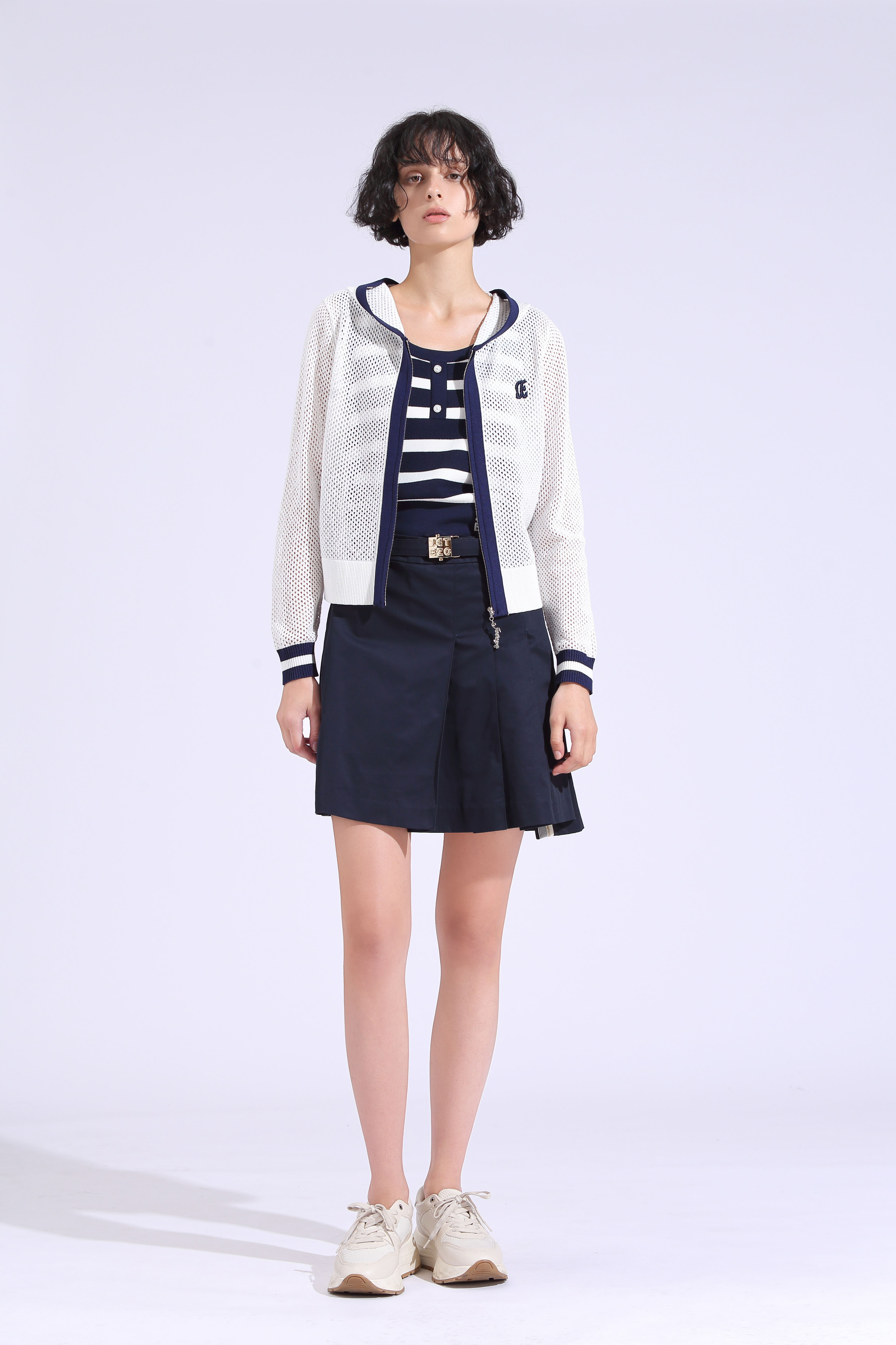 JJBE051F1 航海學校線條短版背心