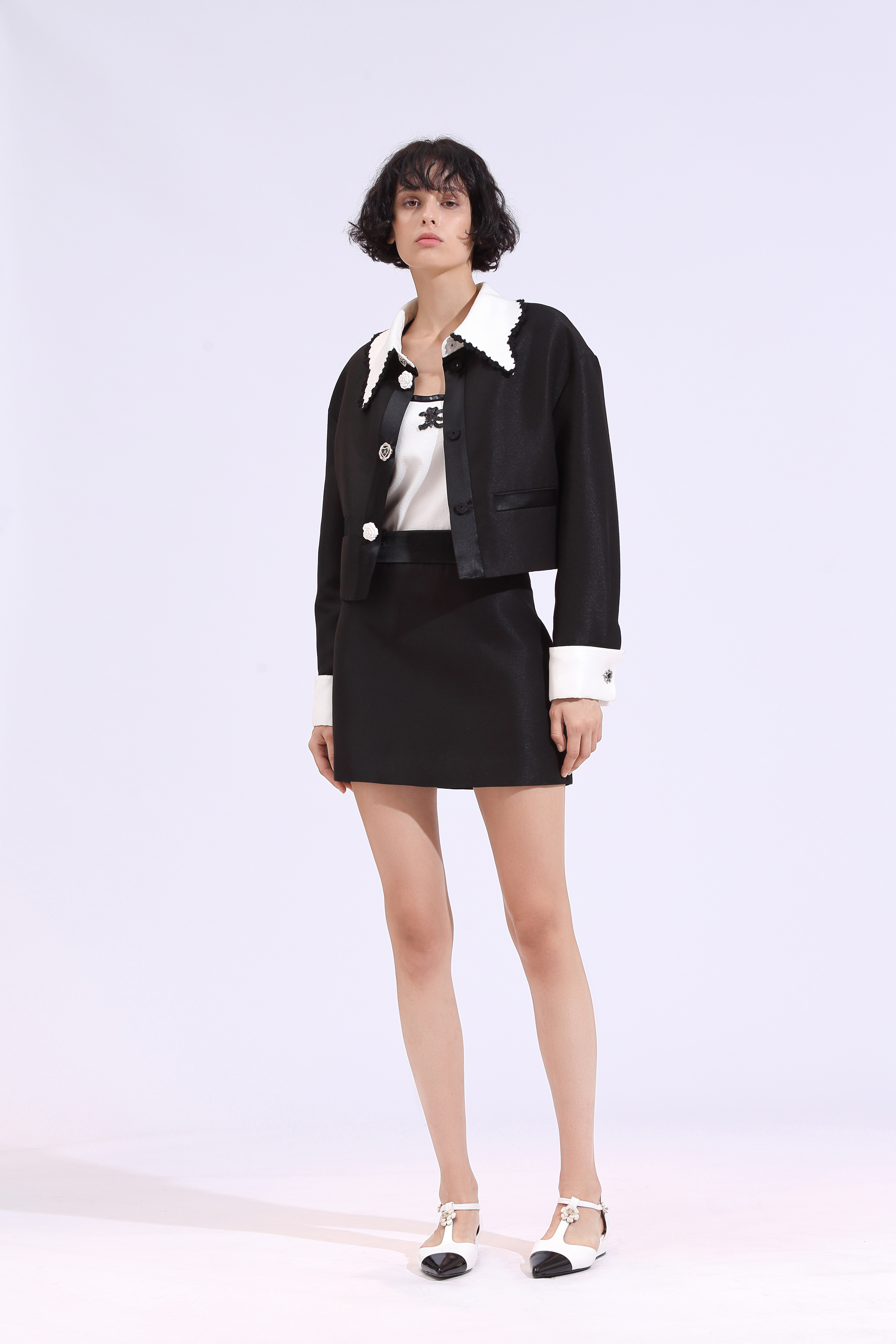 JJBE053F1 LOGO刺繡亮片細肩帶內搭 (3色)