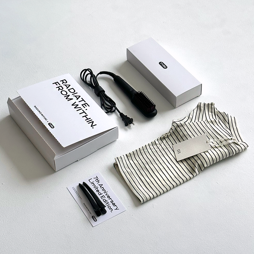 MIYUKI x TYMO 七週年直髮梳限定禮盒（M號）