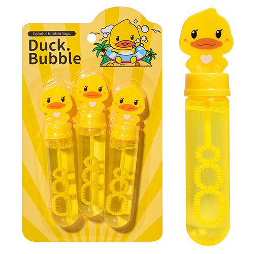 《 KIDMATE 》  卡裝3入小鴨泡泡棒