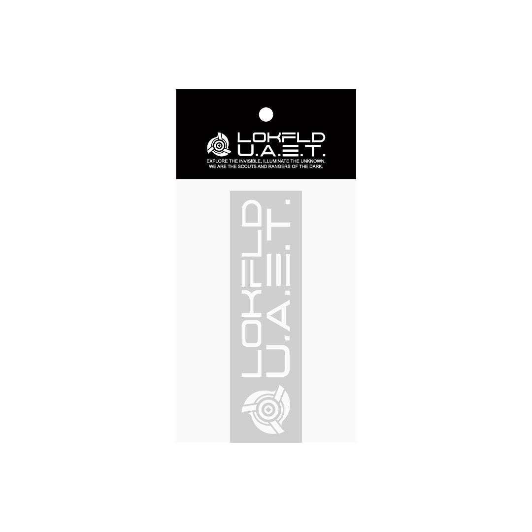 U.A.E.T. CUTOUT LOGO STICKER LOGO卡典車貼