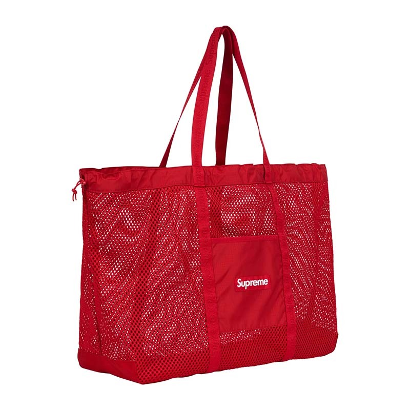 Supreme Mesh Tote Bag Red 手提包 托特包 紅色 SS25B29-RD [台灣現貨]