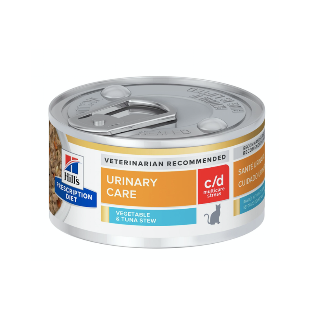 Hill's - 處方食品貓用泌尿道減壓配方罐頭- (吞拿魚燉蔬菜味) 2.9安士 ( 24罐) 608449