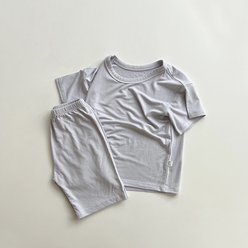 短袖純色家居服