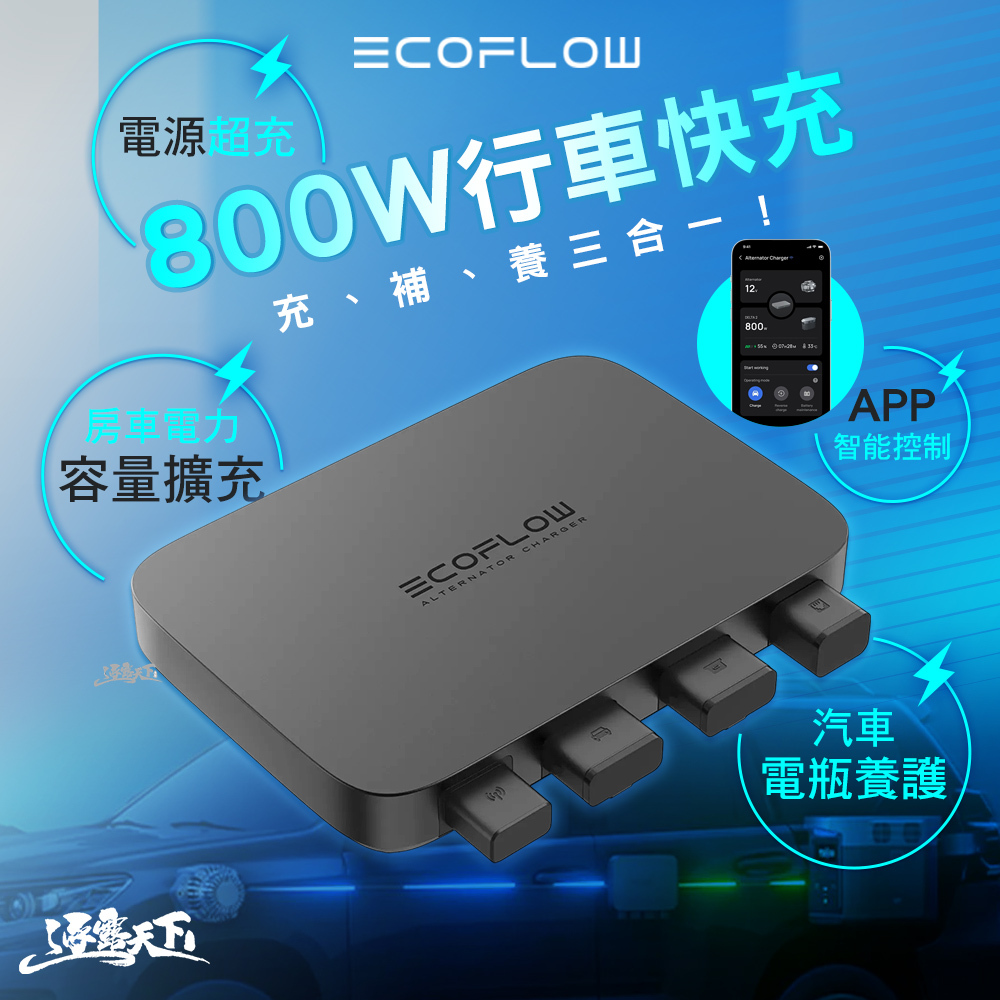 ECOFLOW 800W 行車快充 EF-CAC