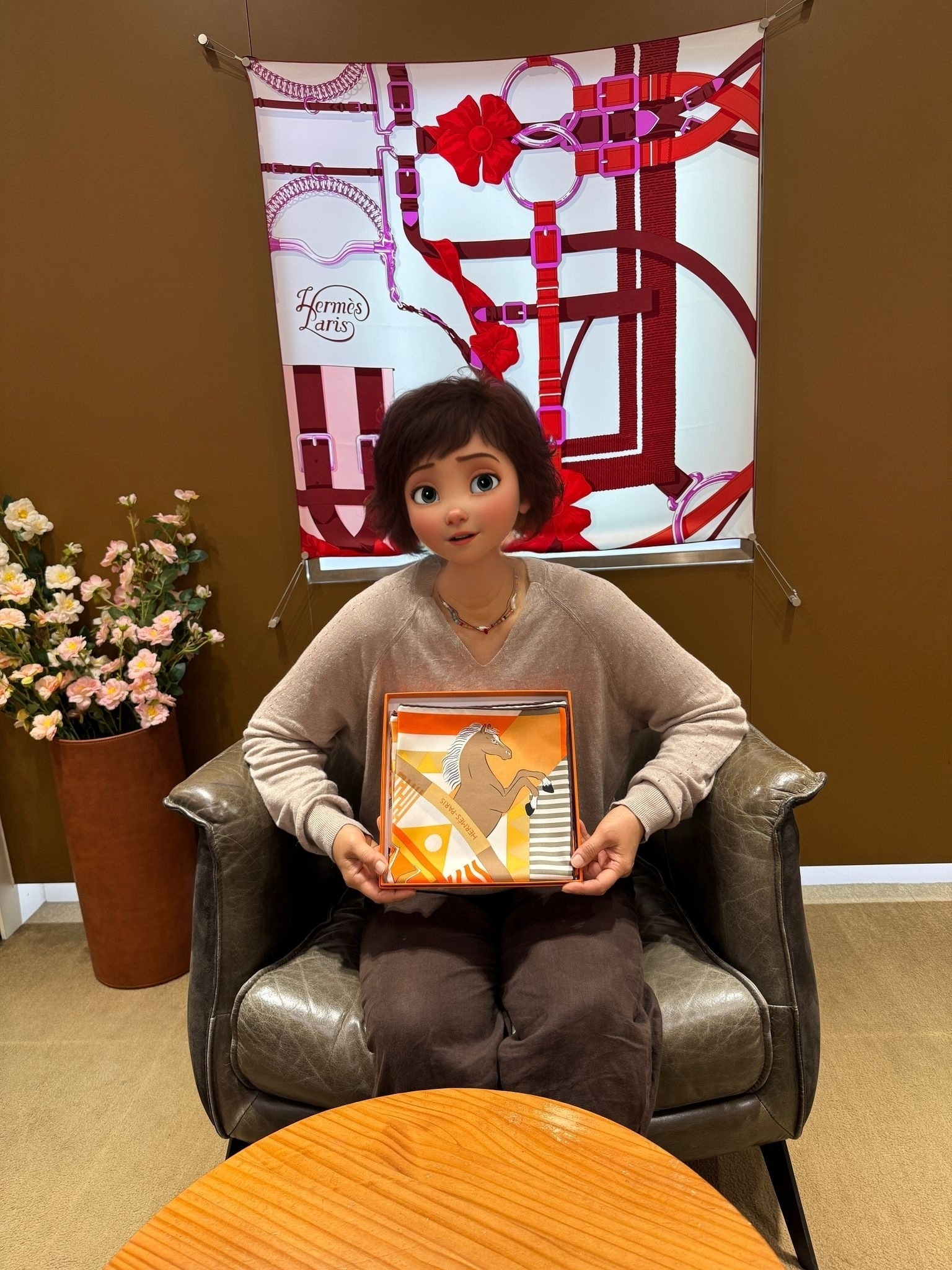 7/5/2025購買【感謝支持】 客人到店一眼睇中😍 爽快買走Scarf 9090🧡 感謝你的支持🫶