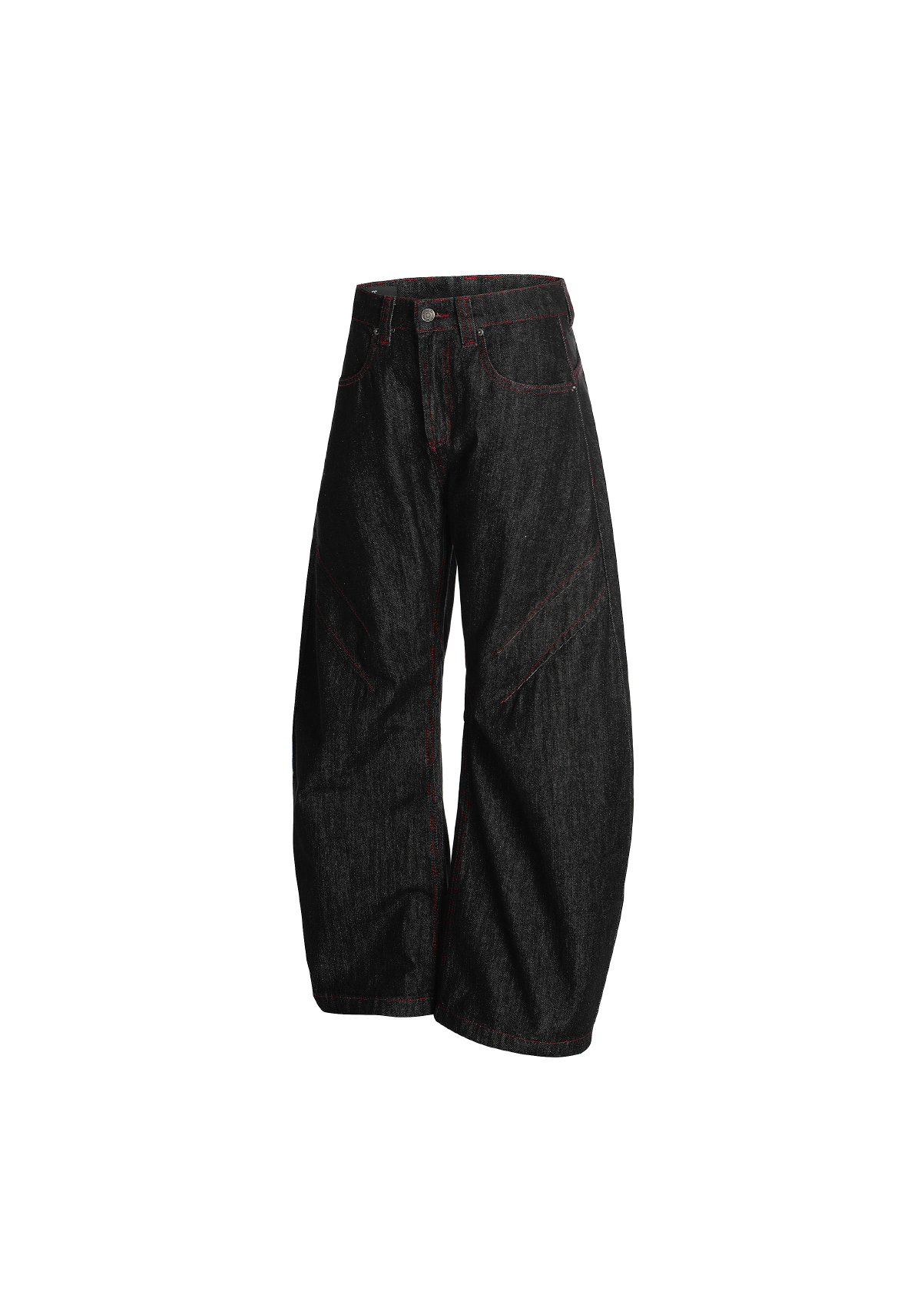 - SIMPLEACTION - 單寧結構彎刀褲