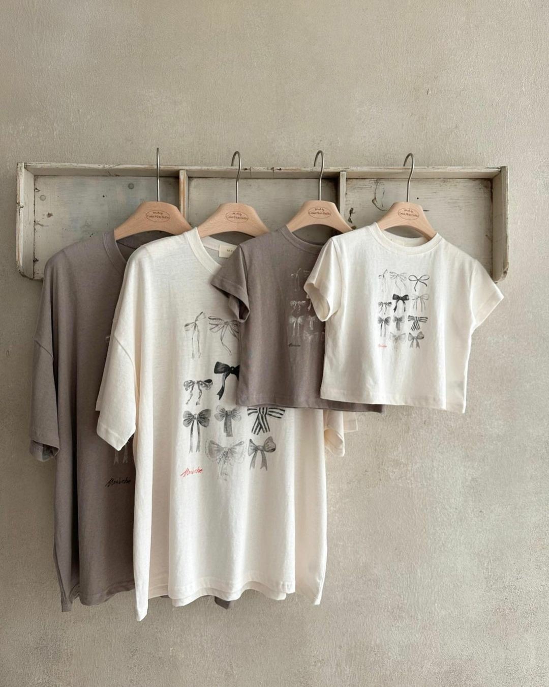 親子裝_韓版蝴蝶結上衣