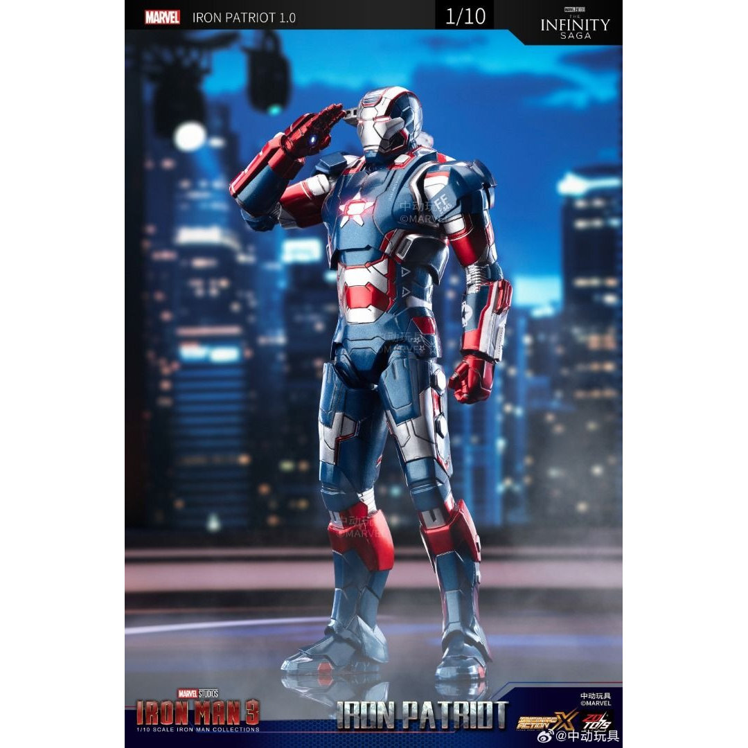 中動 ZD Toys 6-inch Iron Patriot 鋼鐵愛國者