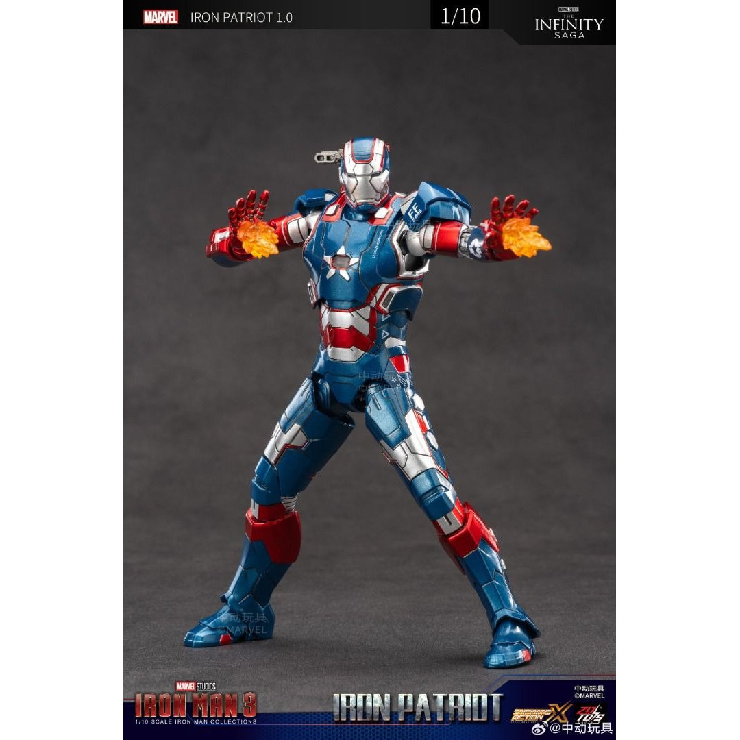 中動 ZD Toys 6-inch Iron Patriot 鋼鐵愛國者