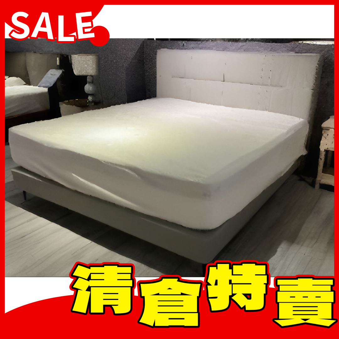 7013真皮床台 182*190*11.4