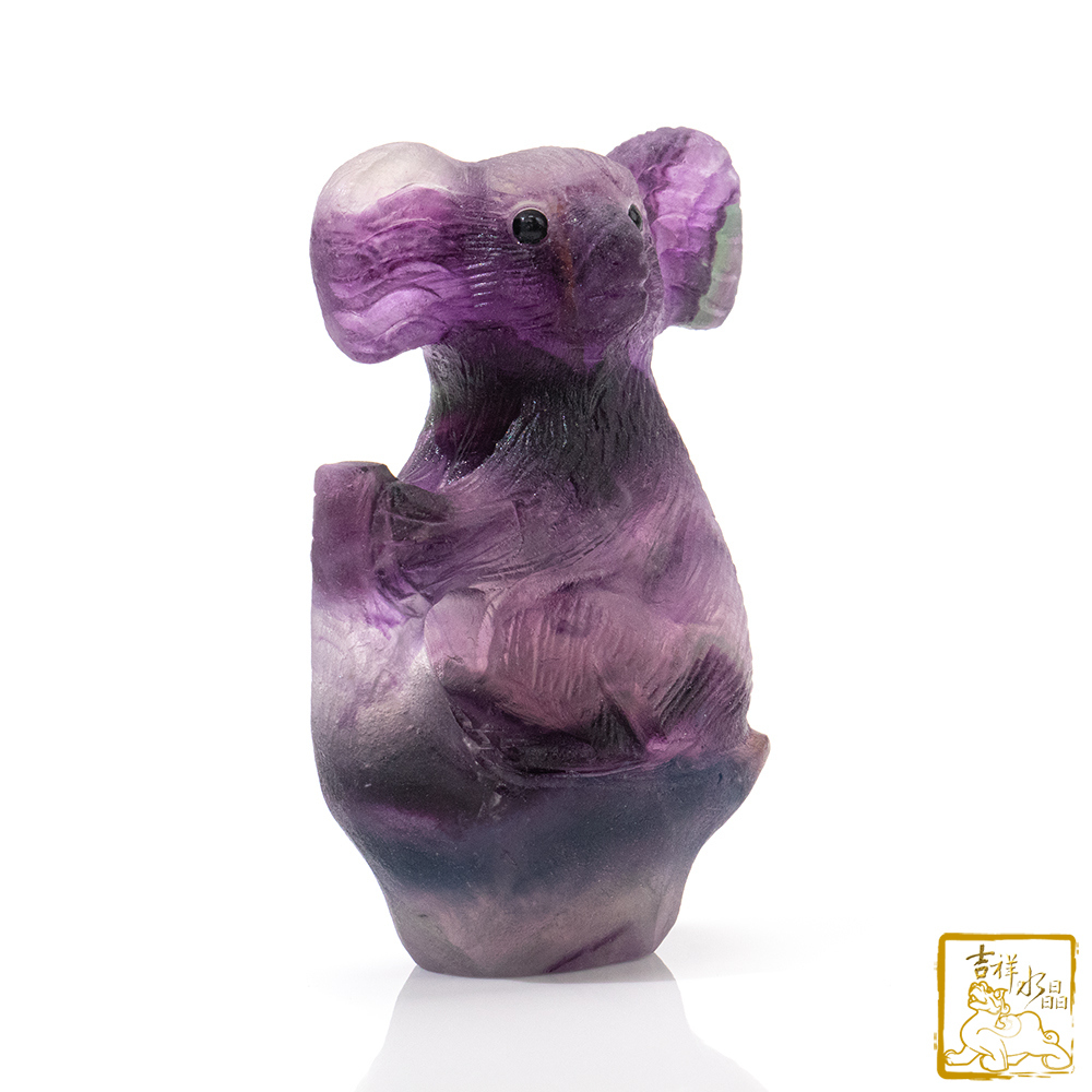 螢石無尾熊 6cm 療癒放鬆 / 不挑色隨機出貨