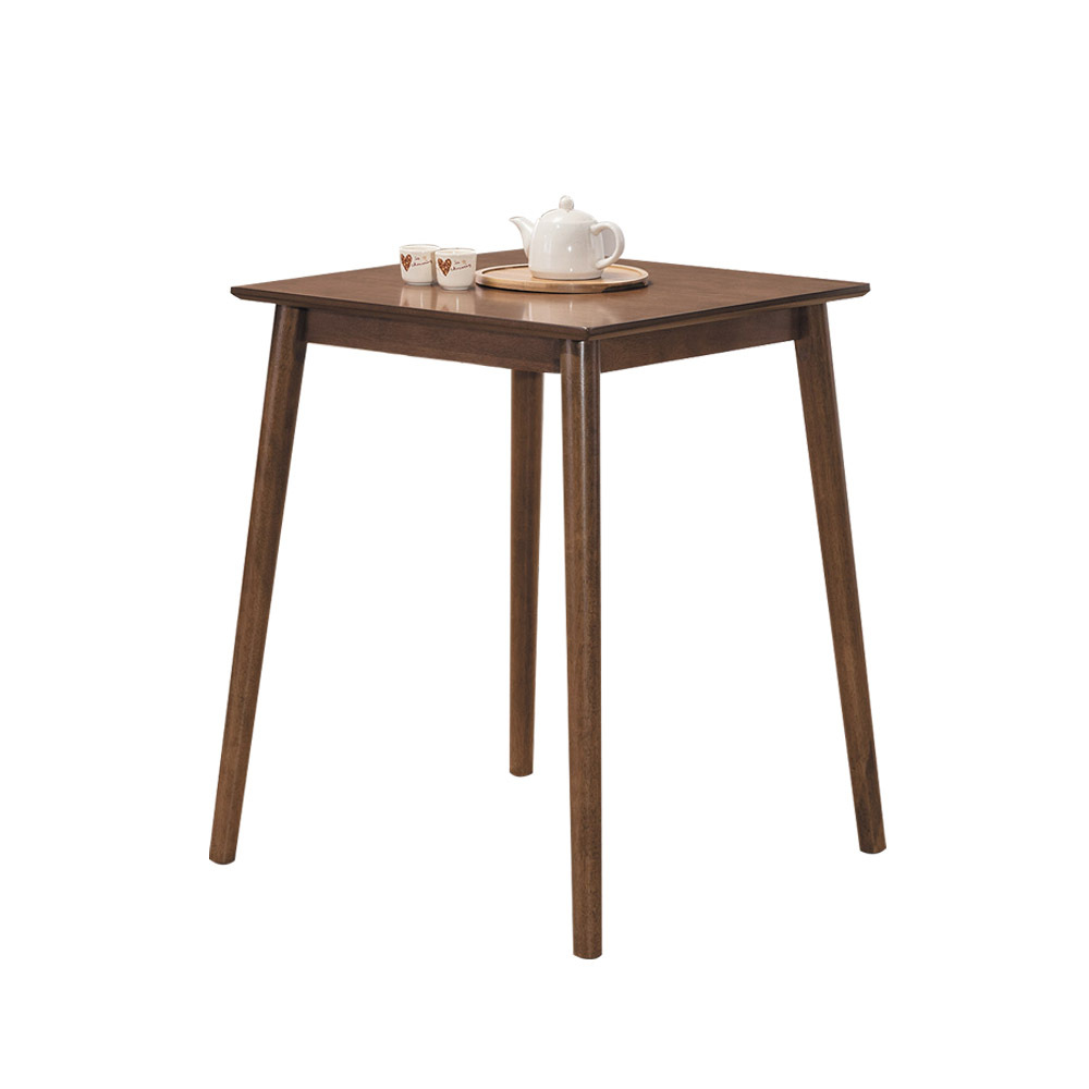 提姆2尺北歐風餐桌/洽談桌/休閒桌(胡桃色)