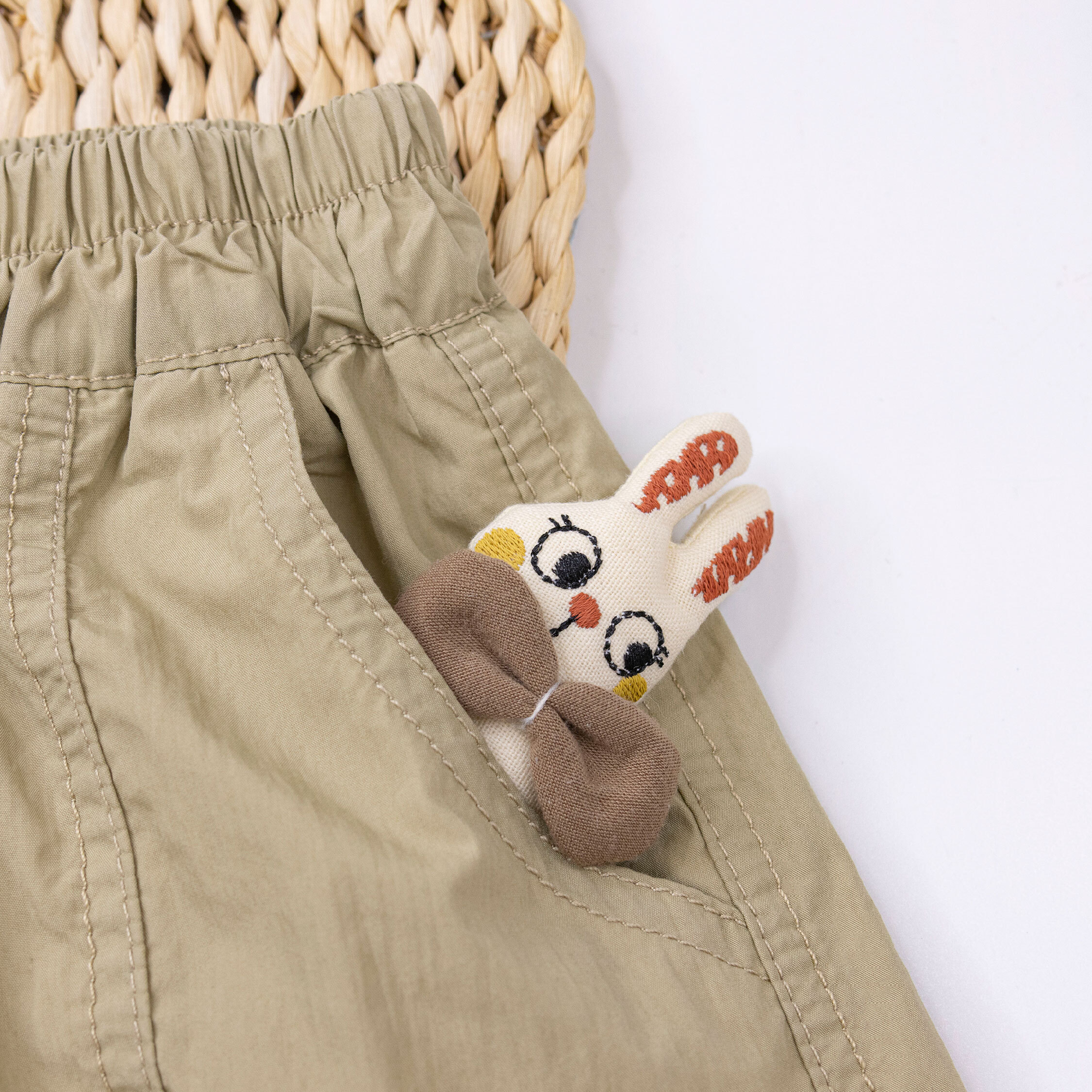 【H50238】街頭帥氣口袋休閒短褲